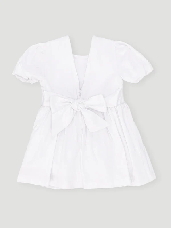 Keedo Baby Girls Special Occasion Dress - White - Image 2