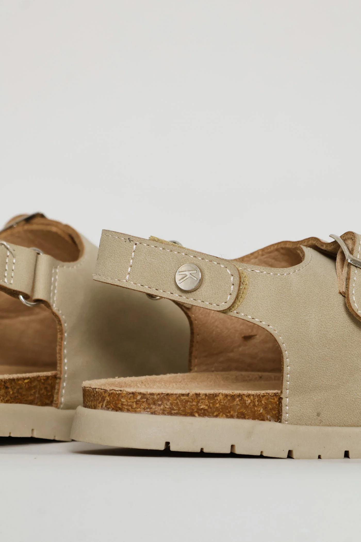 Keedo Boys Classic Health Sandal - Ecru - Image 5