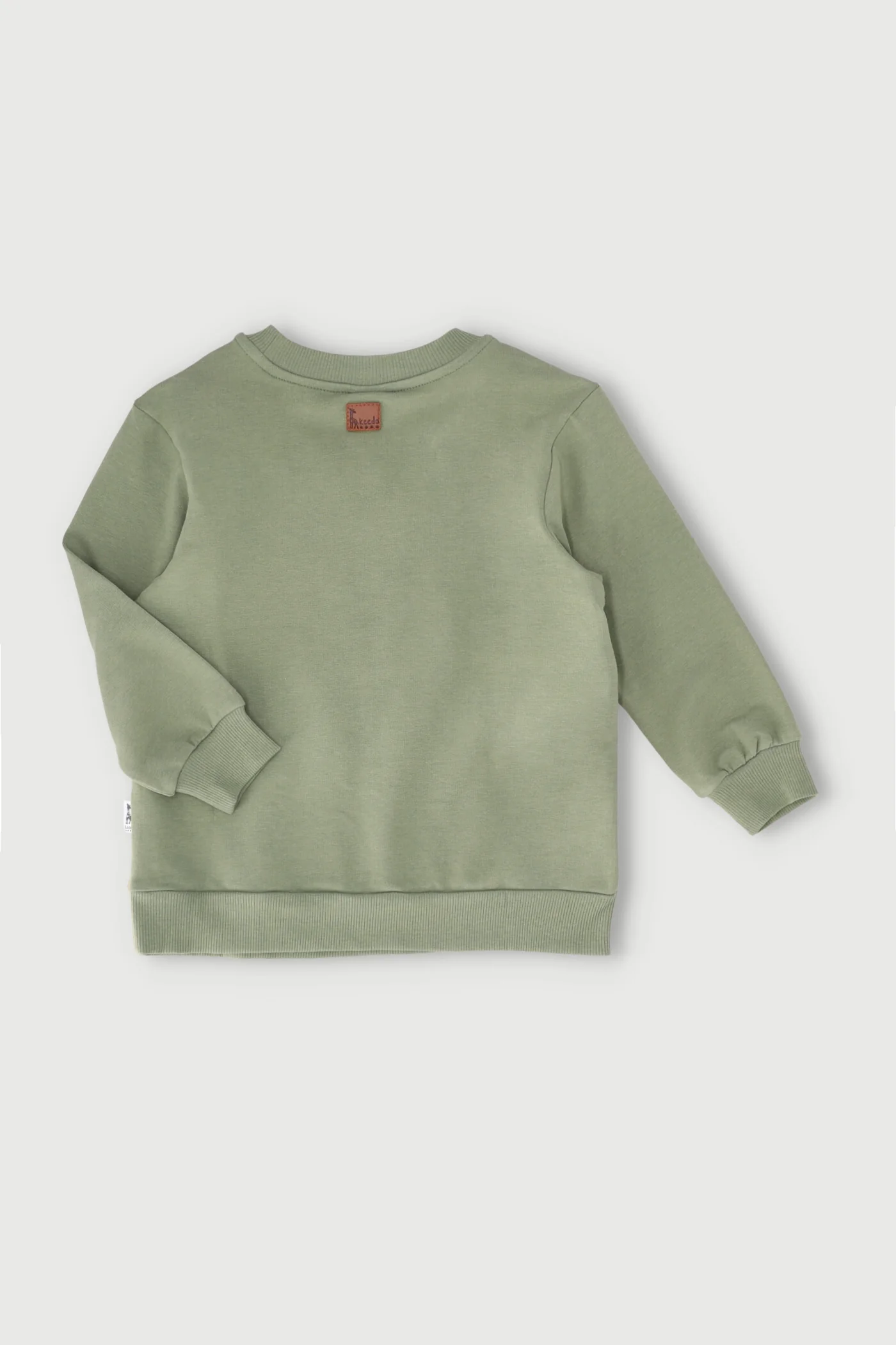 Pre-Boys Fashion Fleece Top - Olive - Image 2