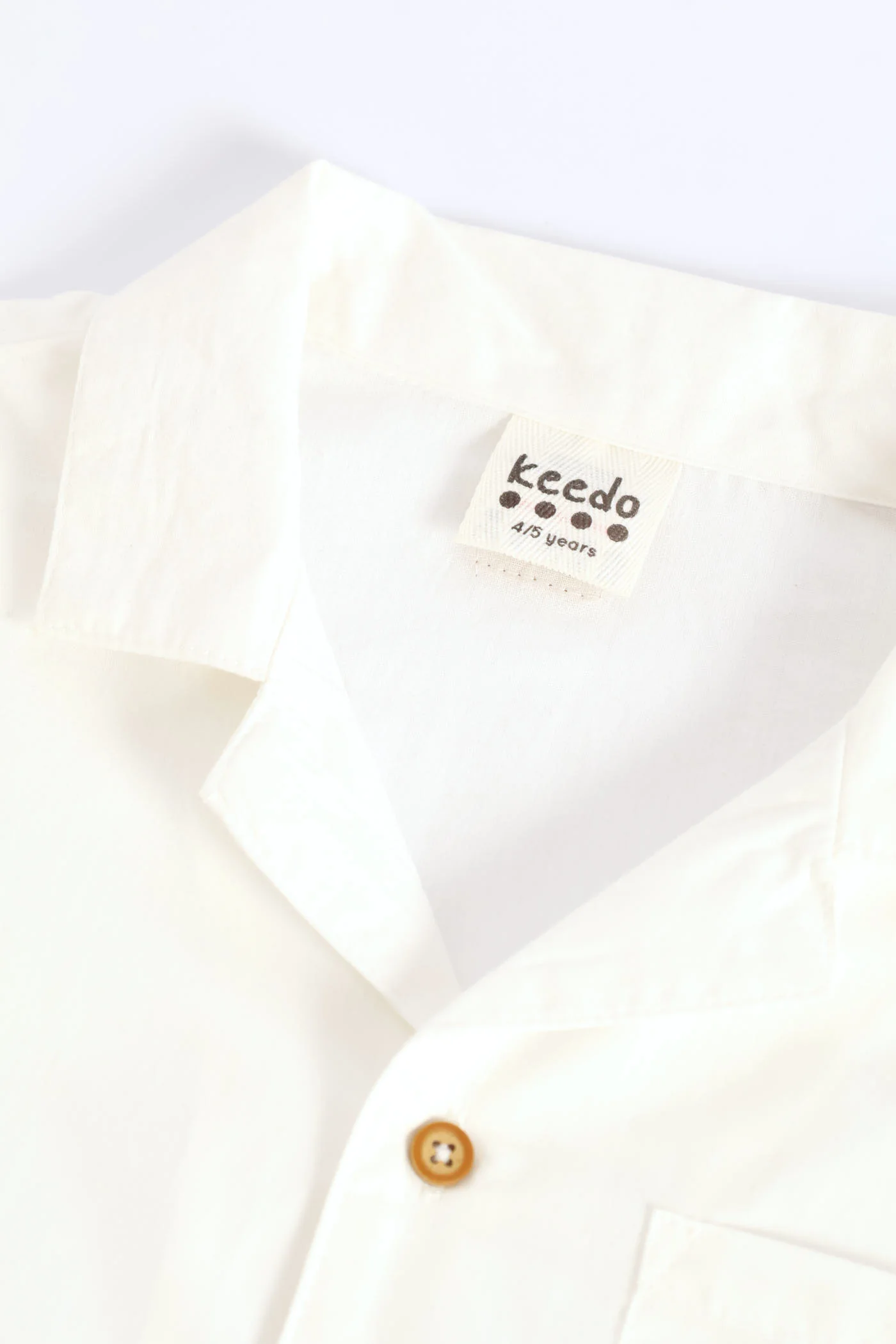 Keedo Boys Premium Shirt - White - Image 2