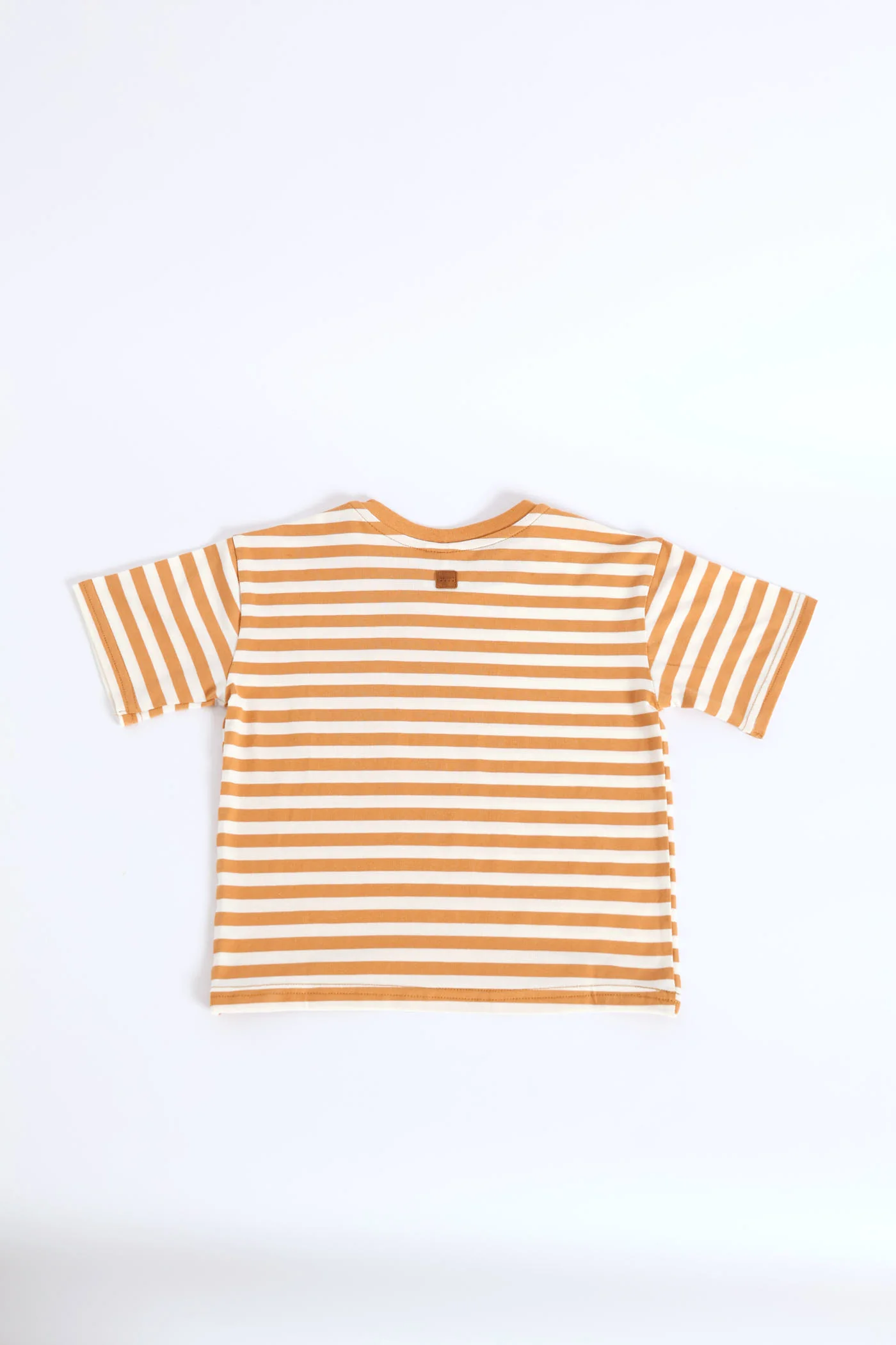 Keedo Boys Stripe Fashion Tee - Biscuit - Image 5
