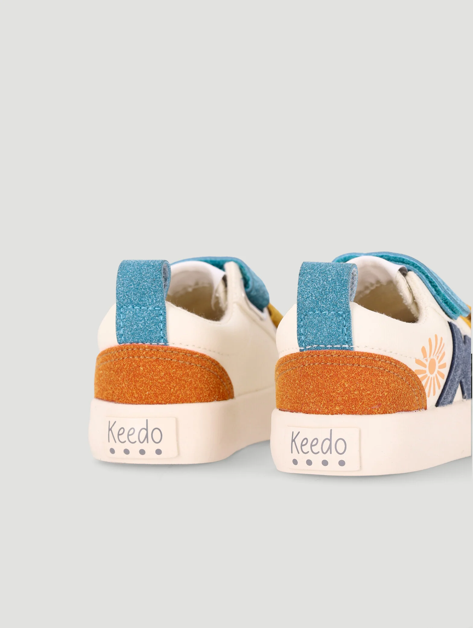 Keedo Boys Velcro Skate Sneaker - Multi - Image 2