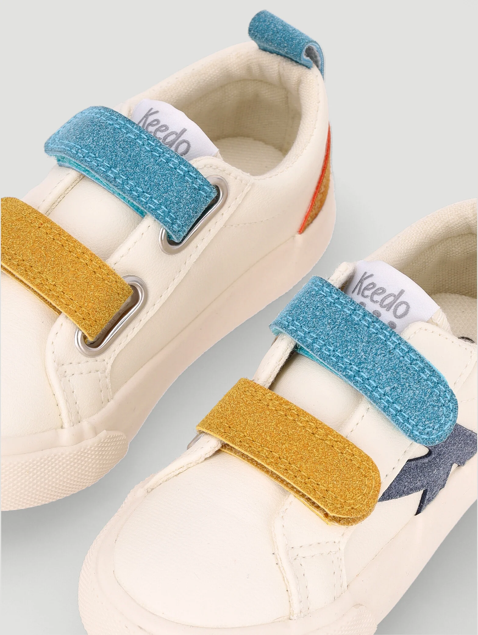 Keedo Boys Velcro Skate Sneaker - Multi - Image 6