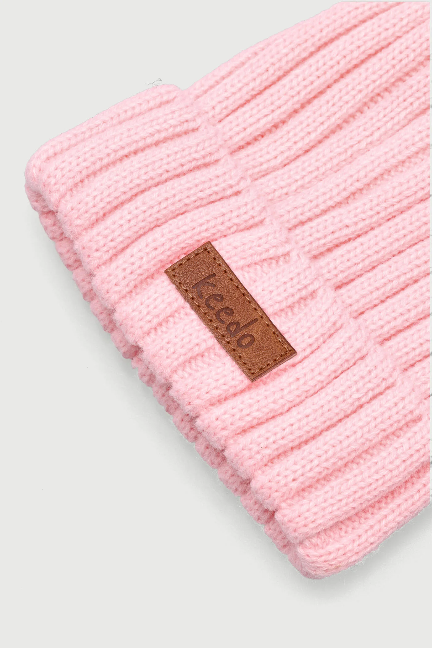 Keedo Girls Beanie & Glove Set - Pink - Image 3