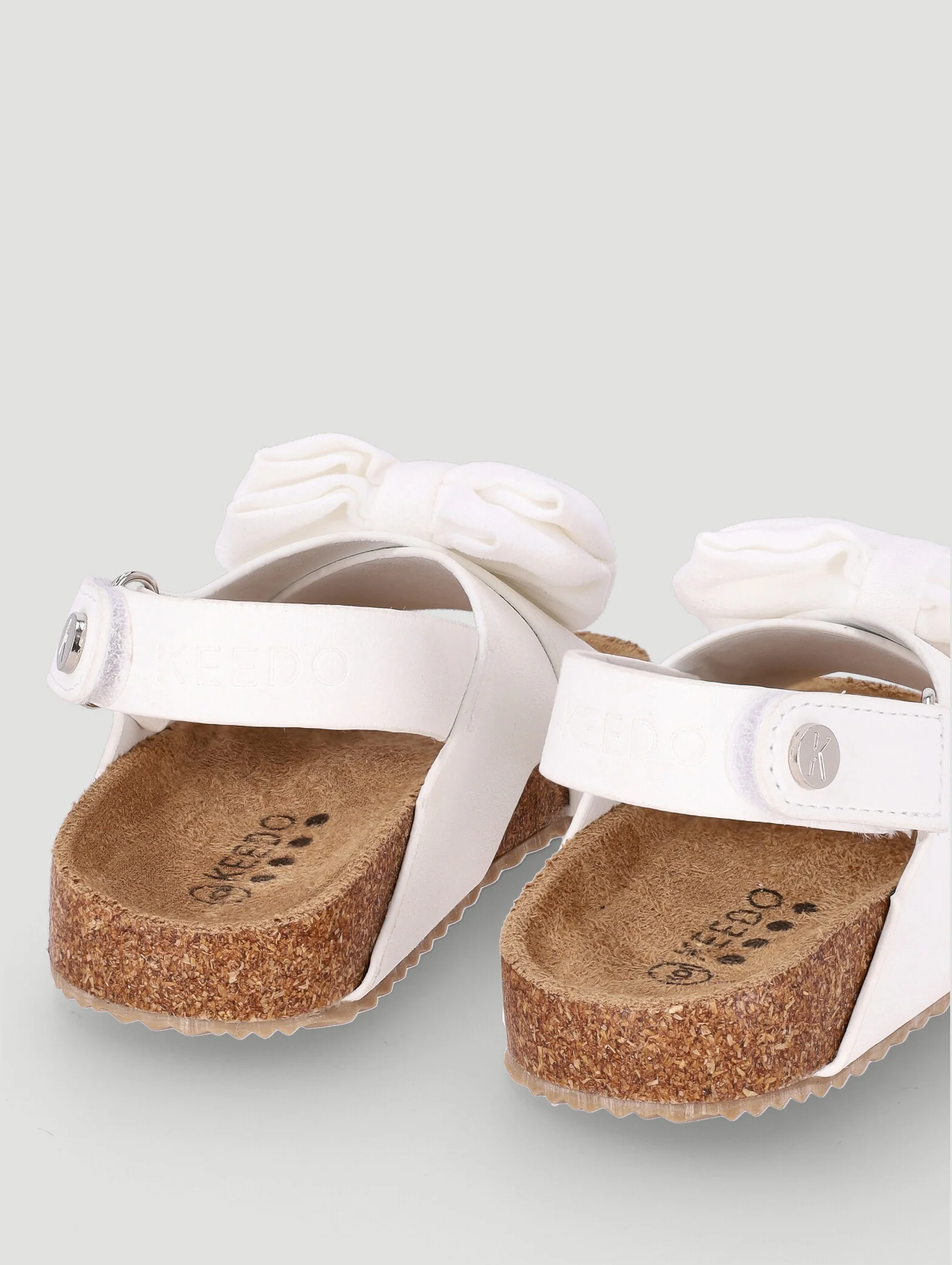Keedo Girls Bow Adventure Sandal - White - Image 2