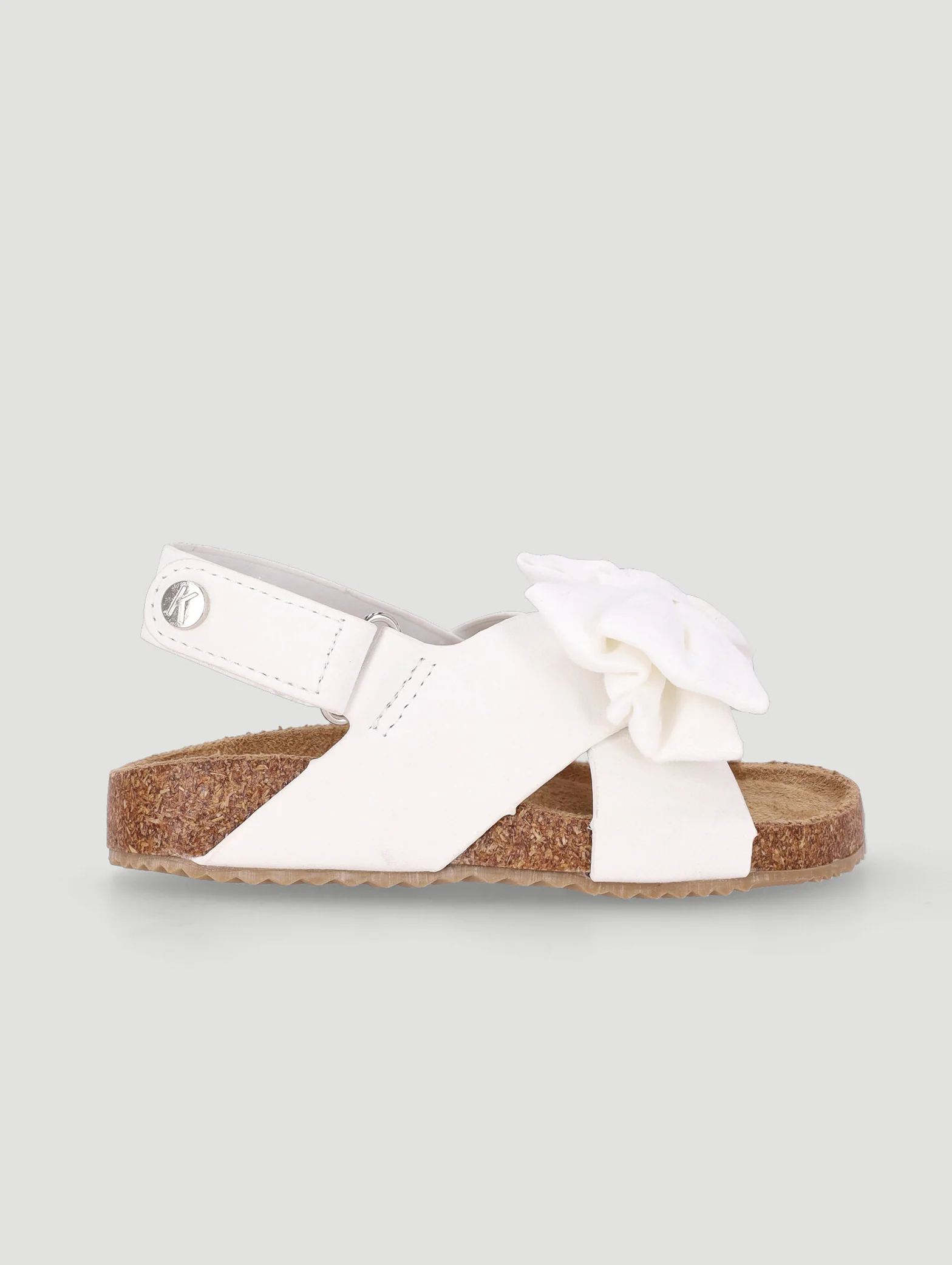 Keedo Girls Bow Adventure Sandal - White - Image 4