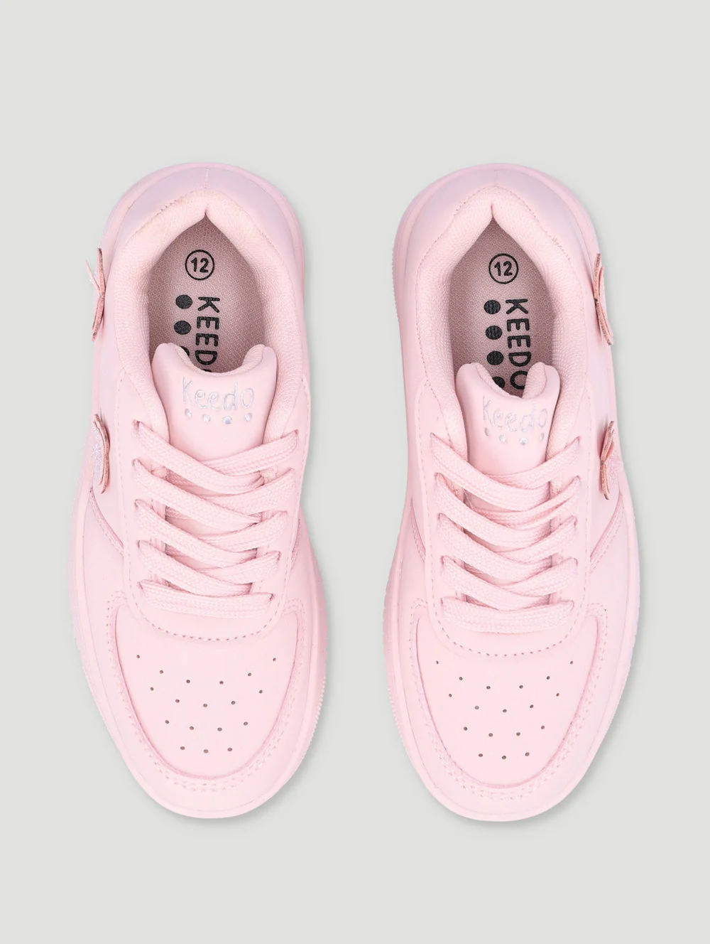 Keedo Girls Butterfly Sneaker - Pink - Image 2