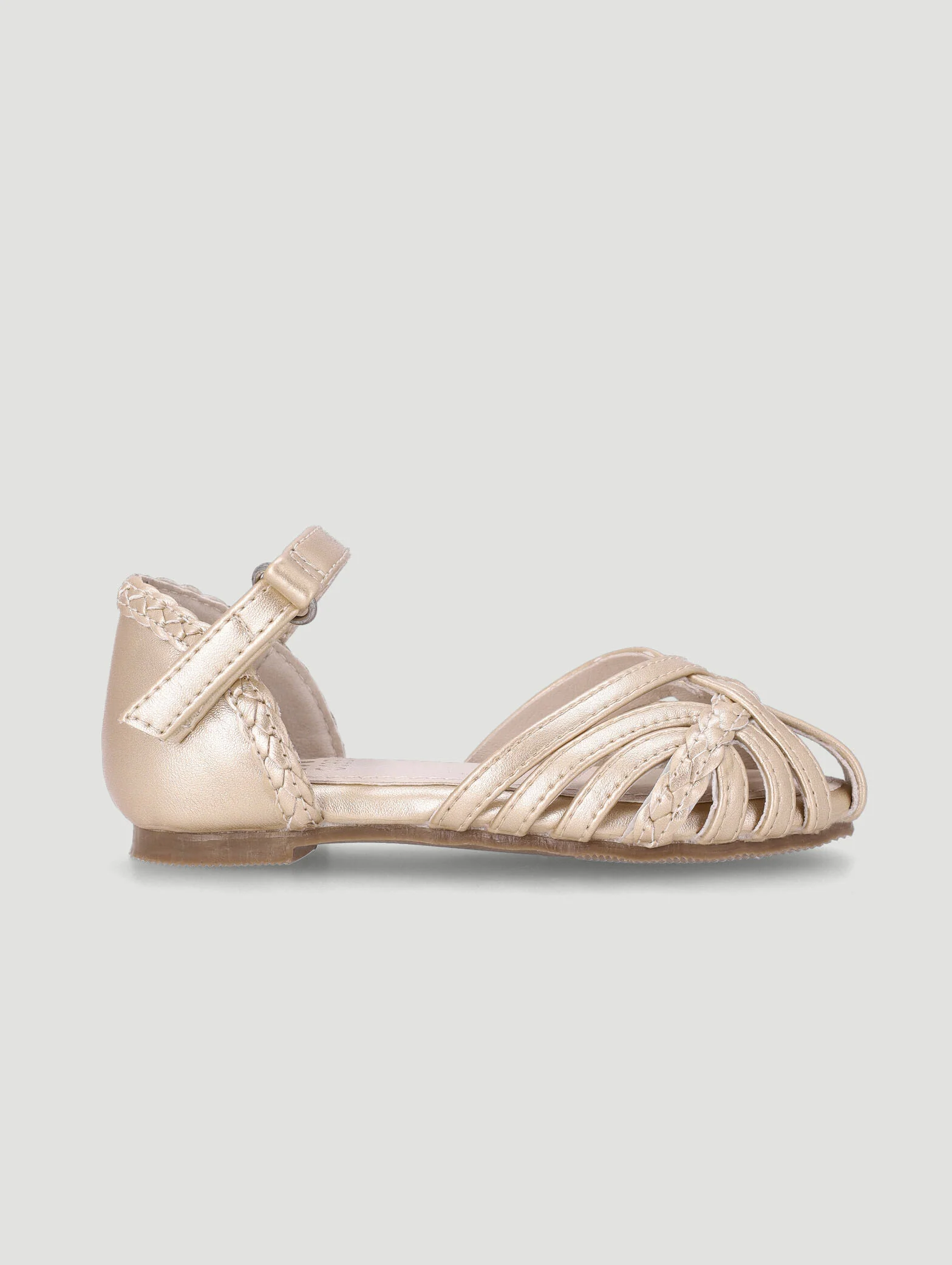 Keedo Girls Caged Sandal - Gold - Image 5