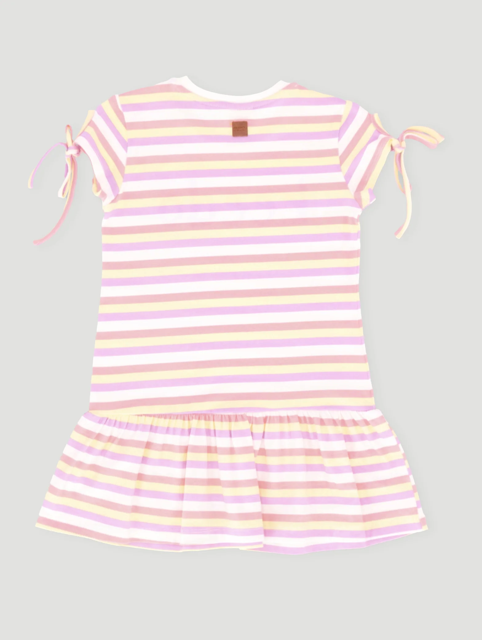 Keedo Girls Core Stripe Dress - Multi - Image 2