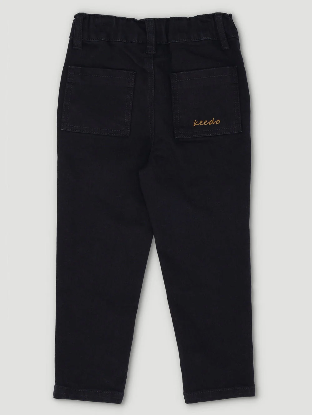 Keedo Girls Denim Skinny Jean - Black - Image 2