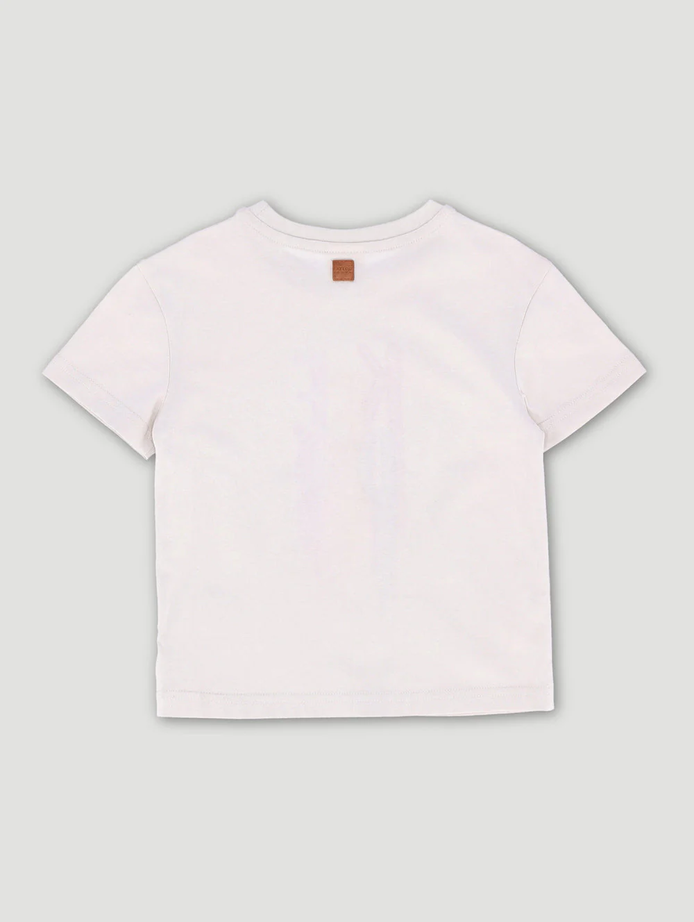 Keedo Girls Embroidered Drip Logo Tee - Stone - Image 2