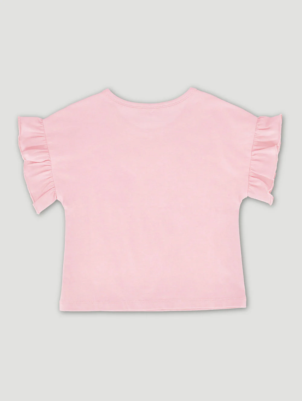 Keedo Girls Fruit Slogan Tee - Pink - Image 2