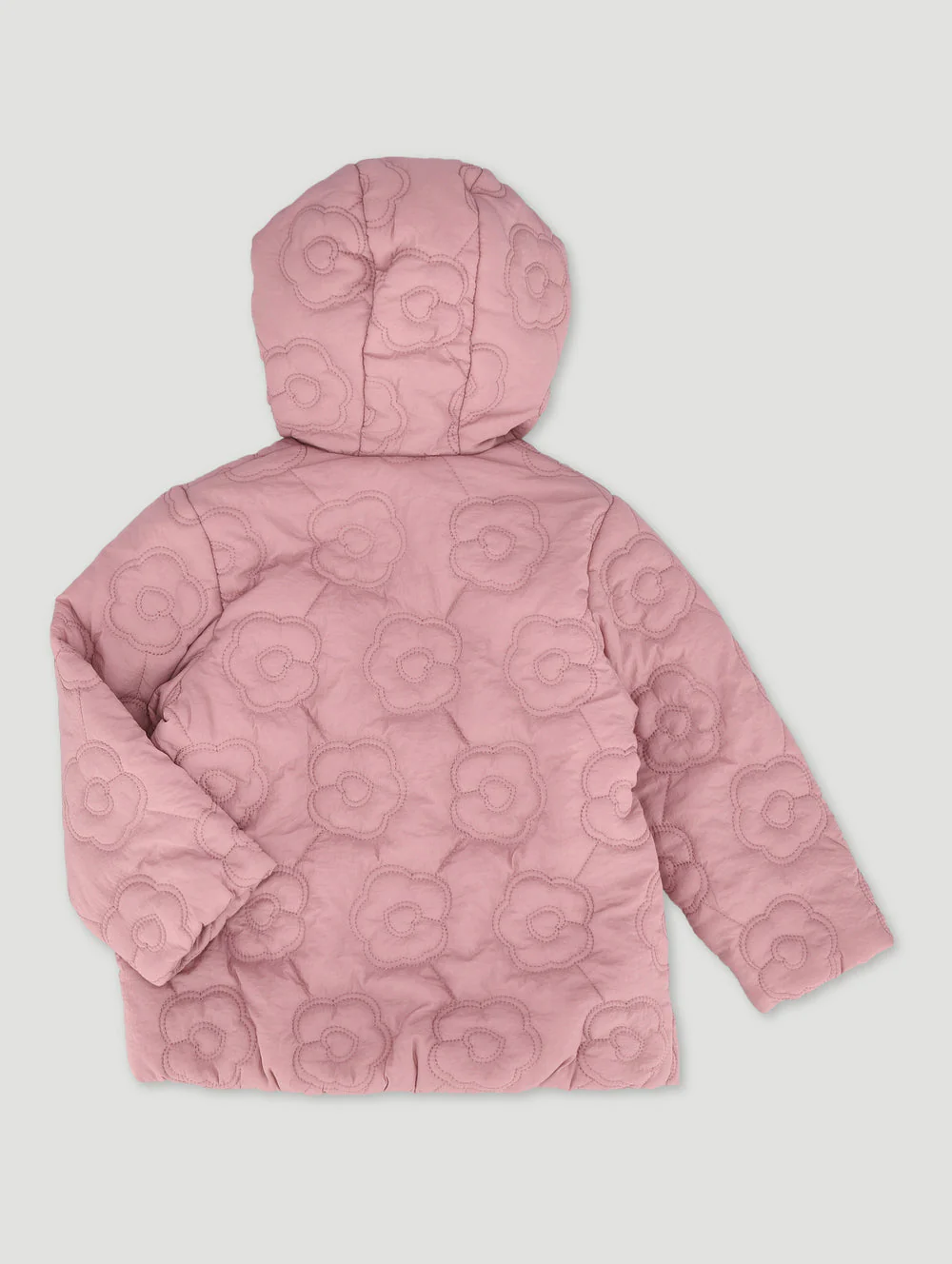 Girls Puffer Jacket - Pink - Image 2