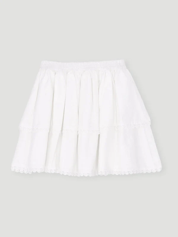 Keedo Girls Rara Skirt - White - Image 2