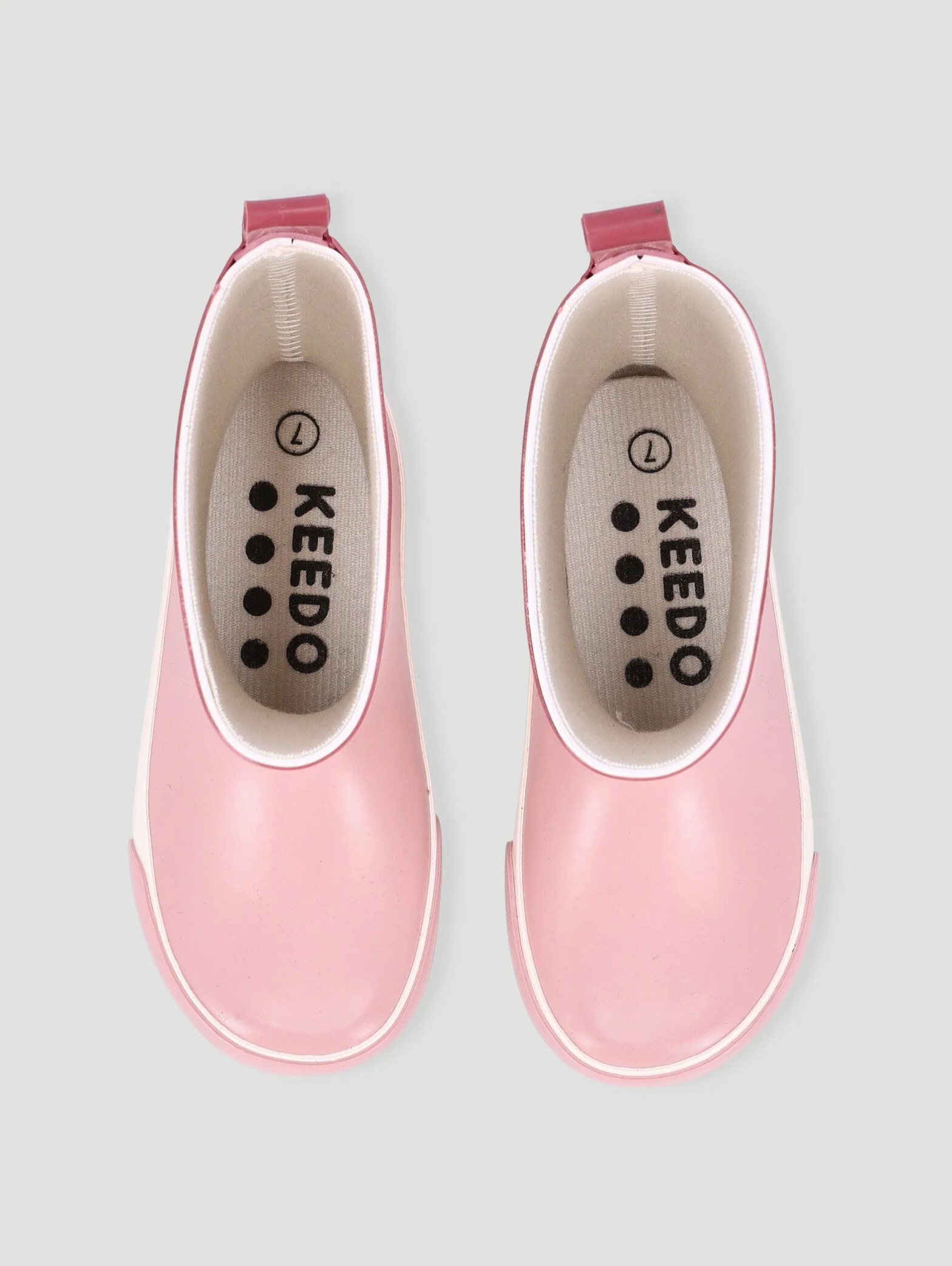 Keedo Keedo Girls Waterproof Rubber Rainboots - Image 3
