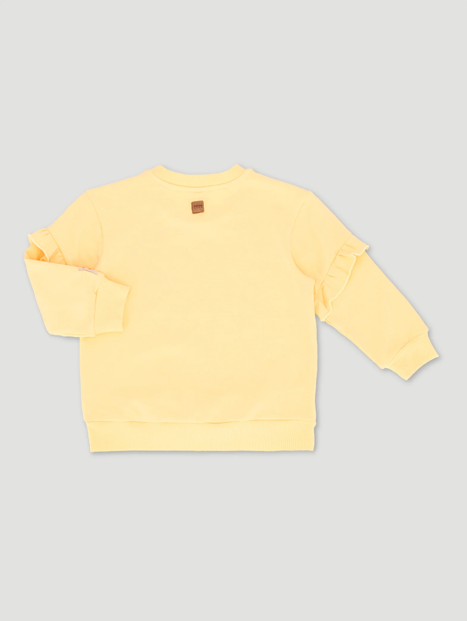 Pre-Girls Fashion Sweat Top - Yellow - Image 2