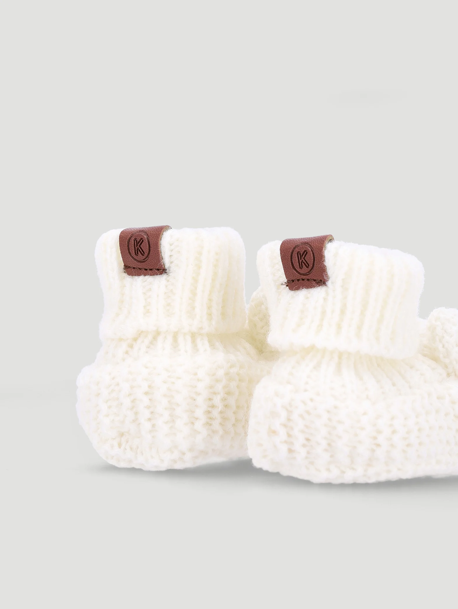 Keedo Unisex Knitted Baby Booties - Image 2