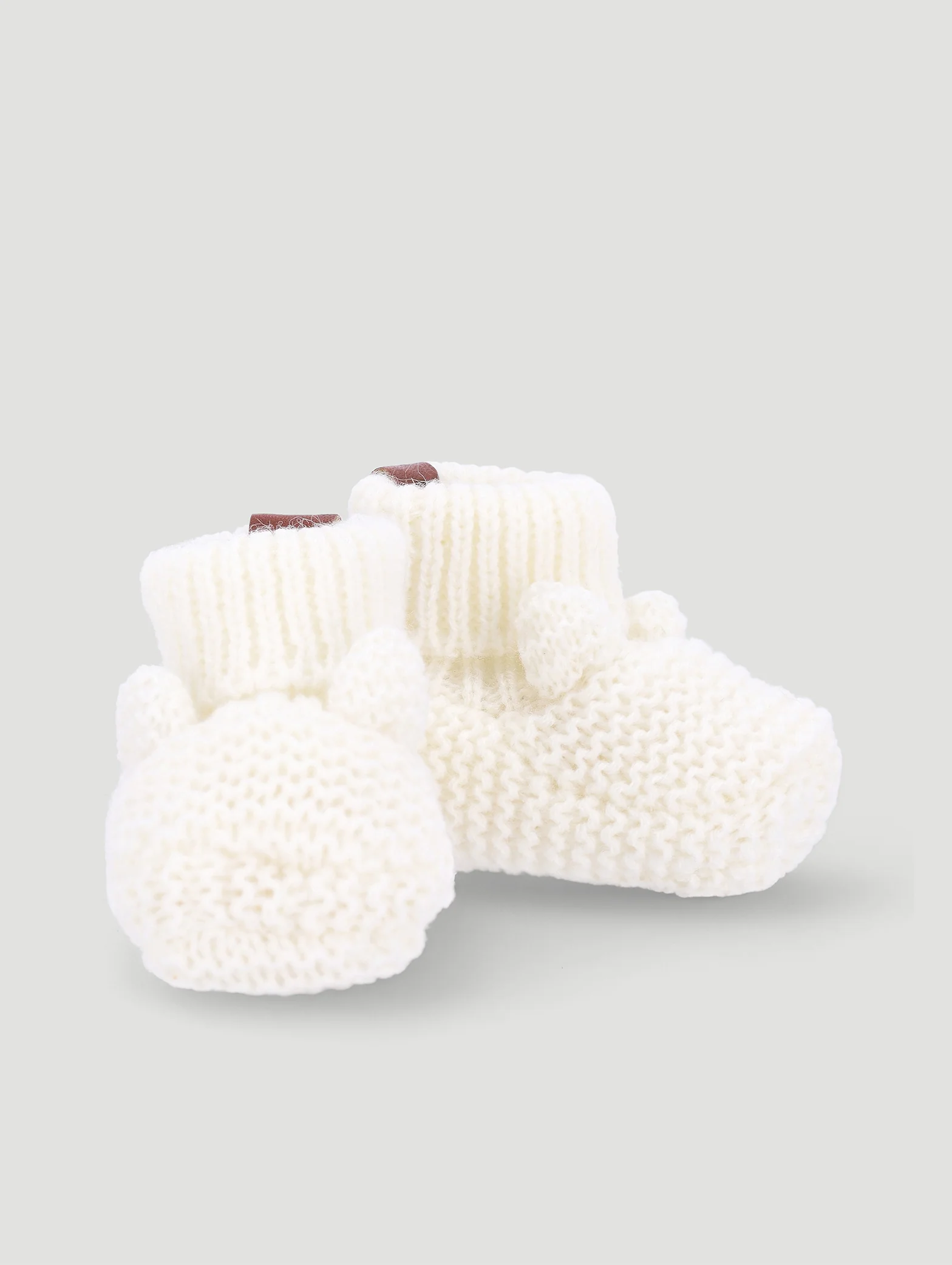 Keedo Unisex Knitted Baby Booties - Image 4