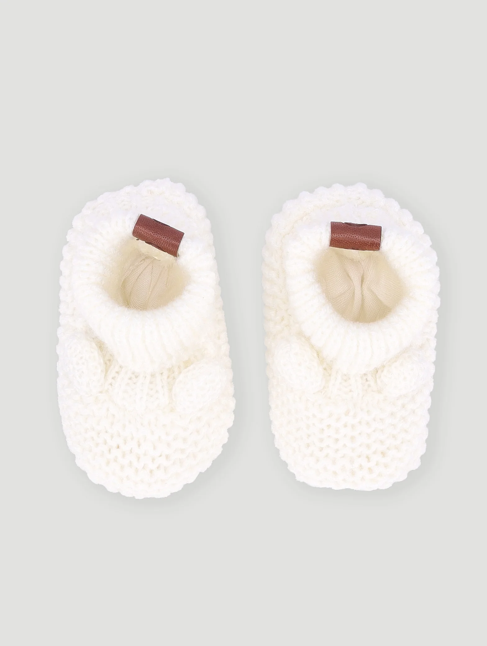 Keedo Unisex Knitted Baby Booties - Image 5