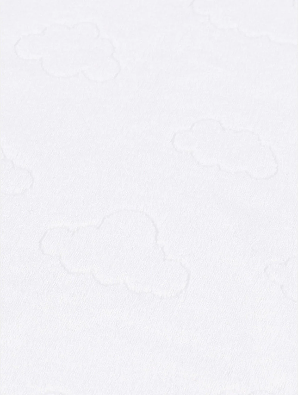 Keedo Zero Twist Luxury Embroidered Towel - White - Image 2