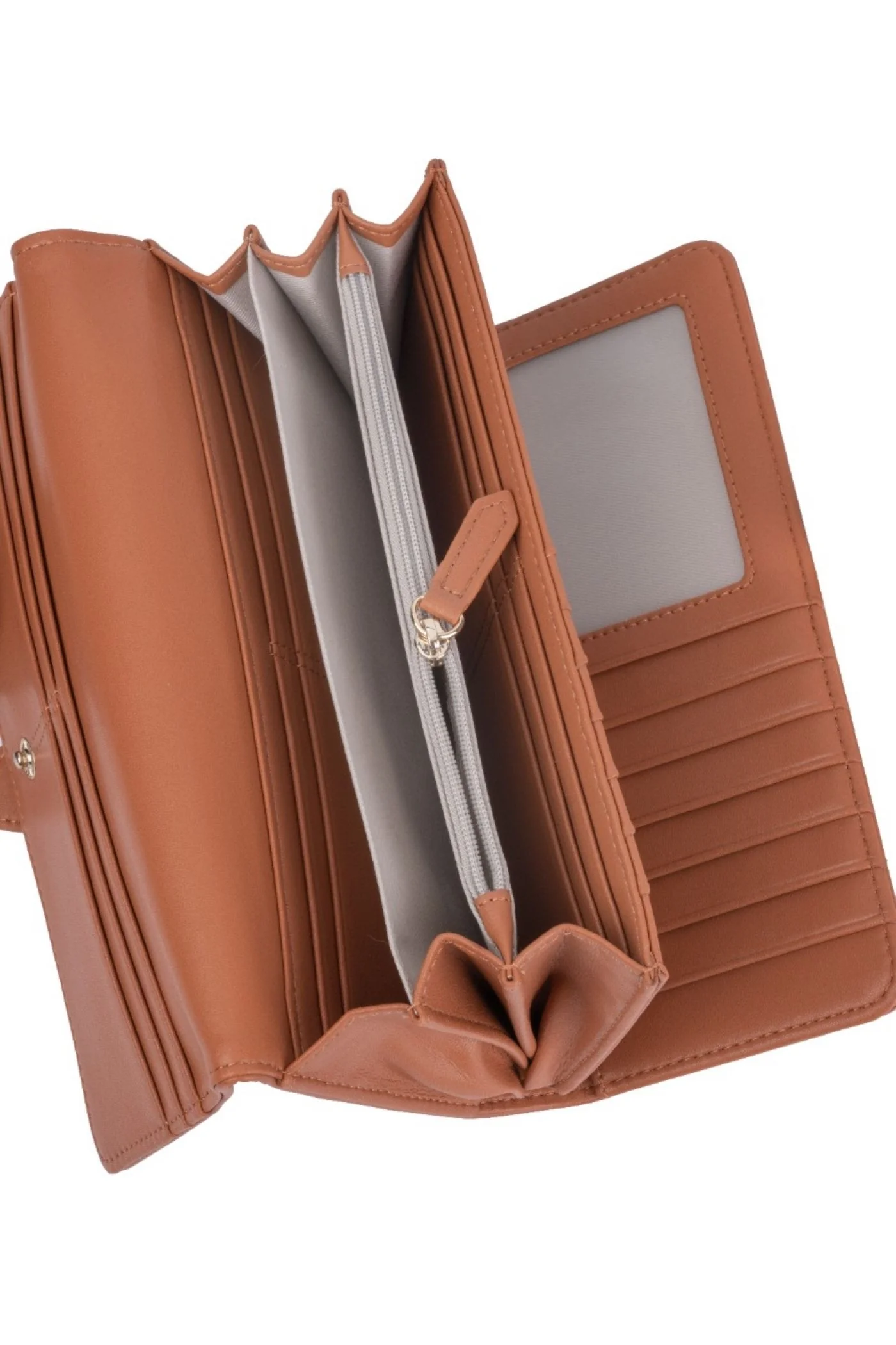Kelsey Trifold Purse - Grey - Image 5
