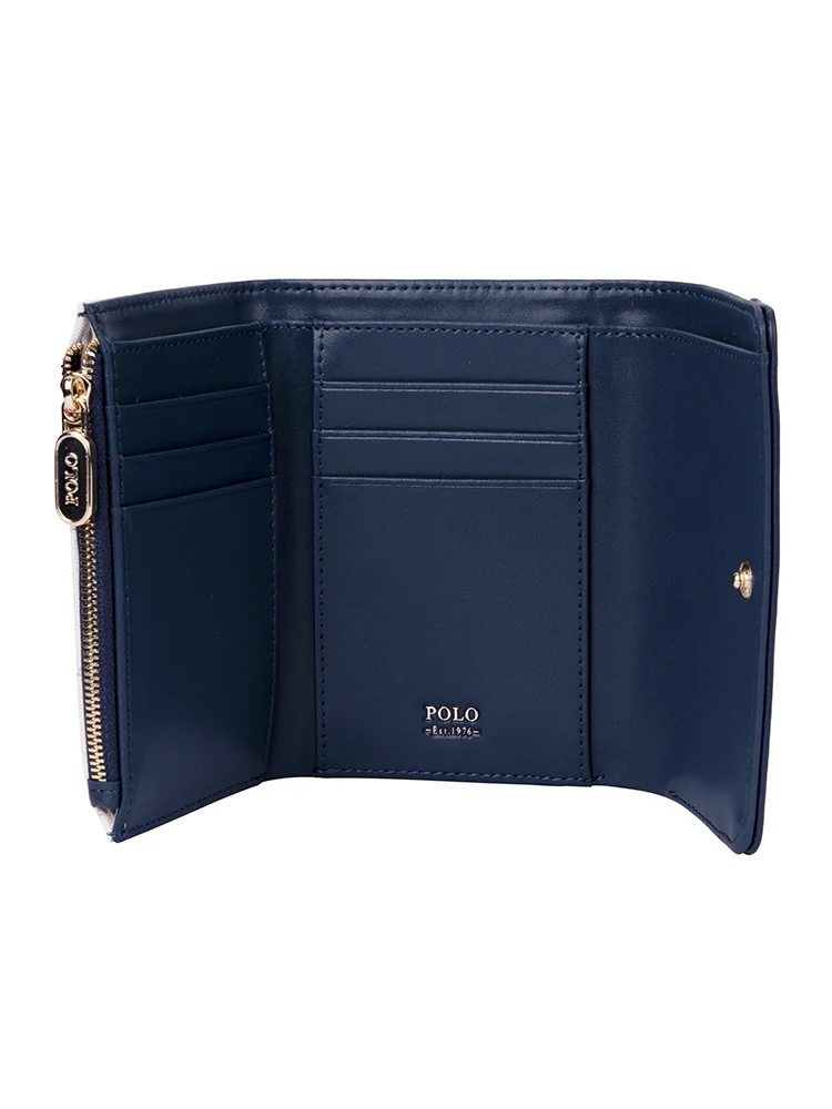 Kensington Compact Trifold Purse - Blue - Image 2