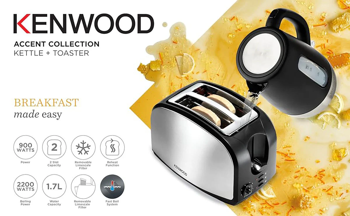 Kenwood Accent Collection Kettle & Toaster Set - Image 2