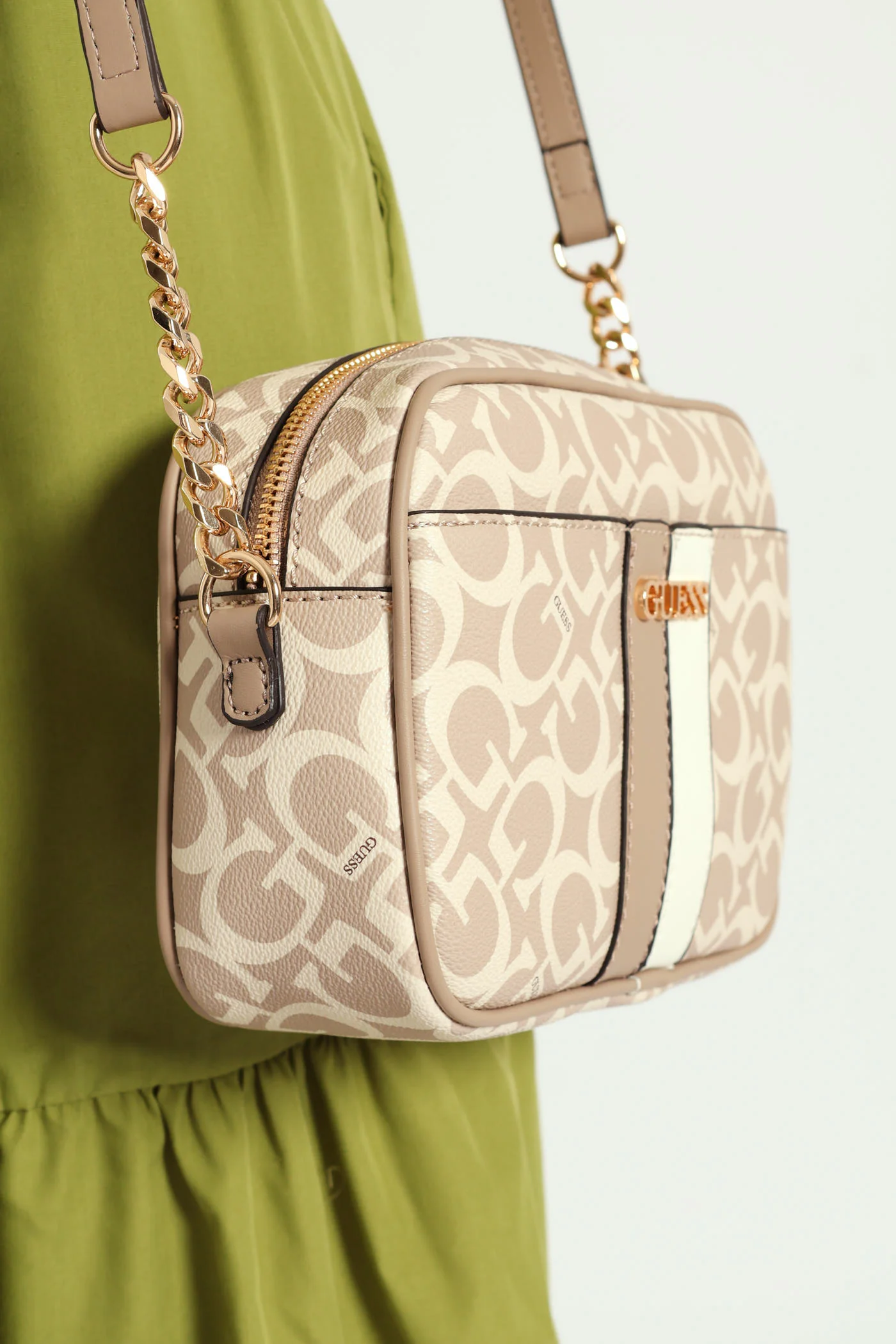 Kerry Crossbody Top Zip Bag - Caramel - Image 3