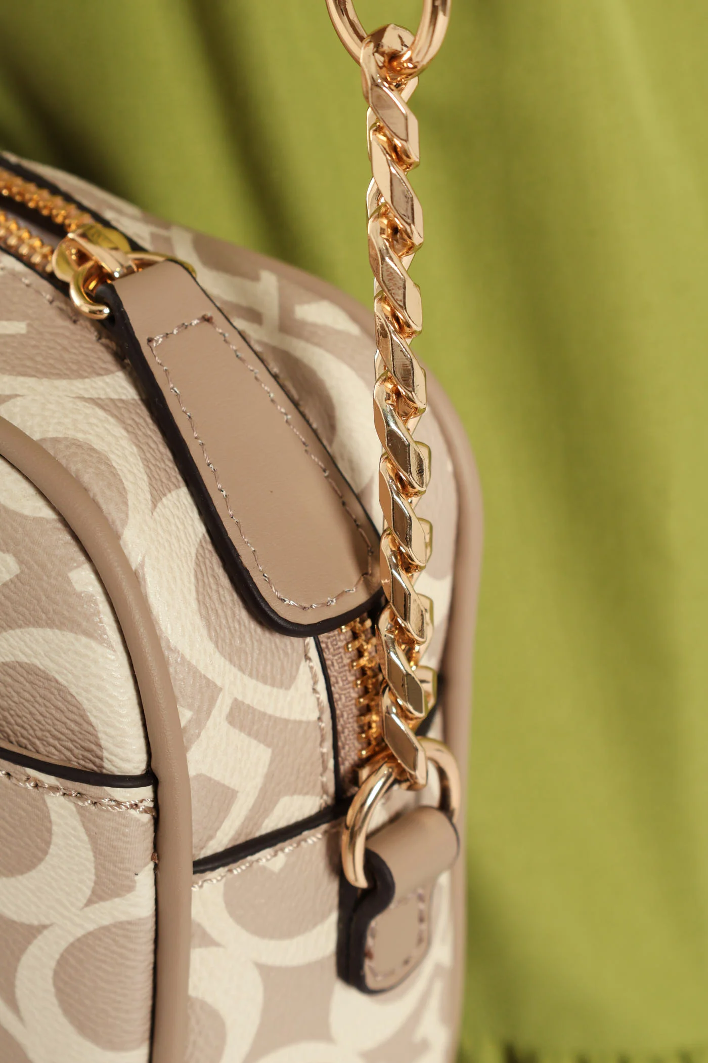 Kerry Crossbody Top Zip Bag - Caramel - Image 6