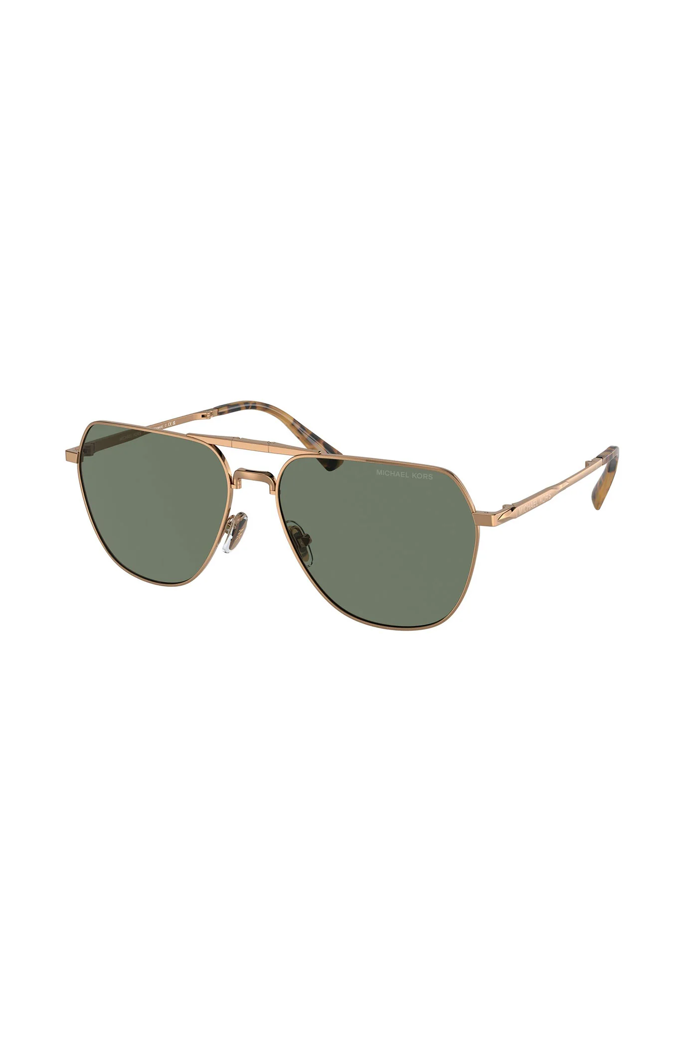 Keswick Foldable Aviator Sunglasses - Gold - Image 3
