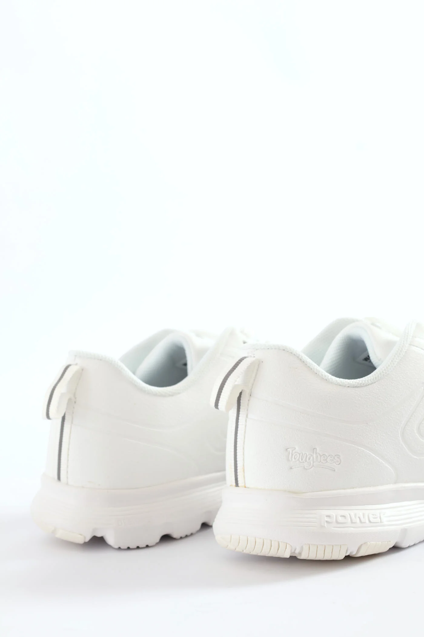 Kids Back To Shool Lace Up Trainer - White - Image 4