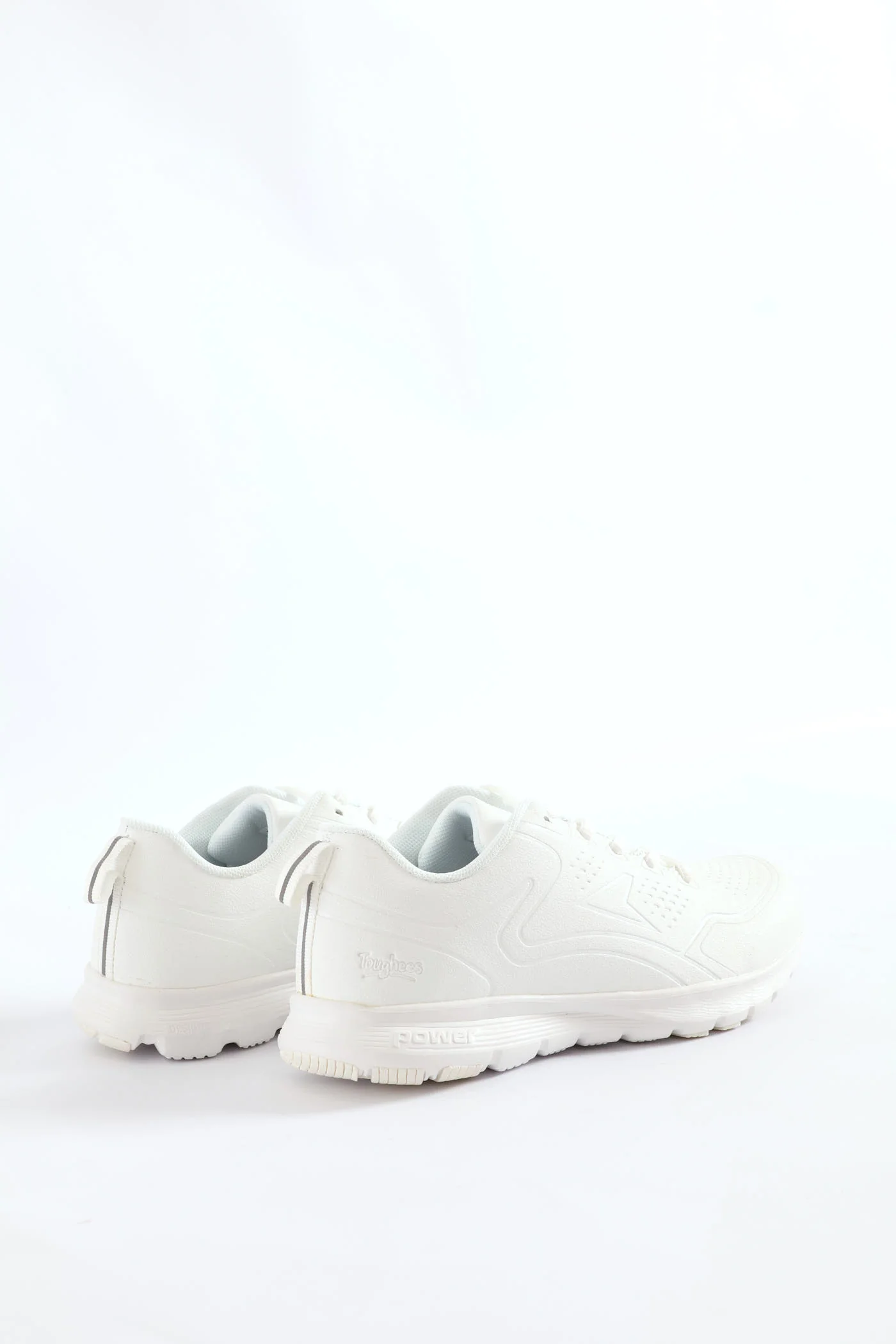 Kids Back To Shool Lace Up Trainer - White - Image 5