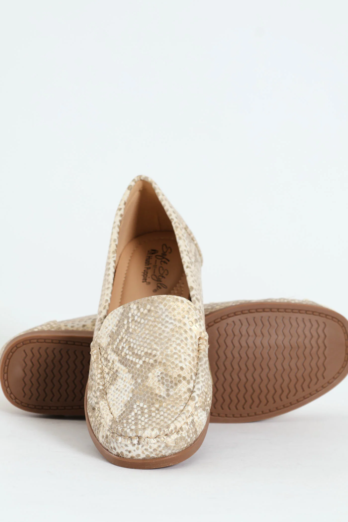 Kinsey Metallic Animal Loafer - Gold - Image 3