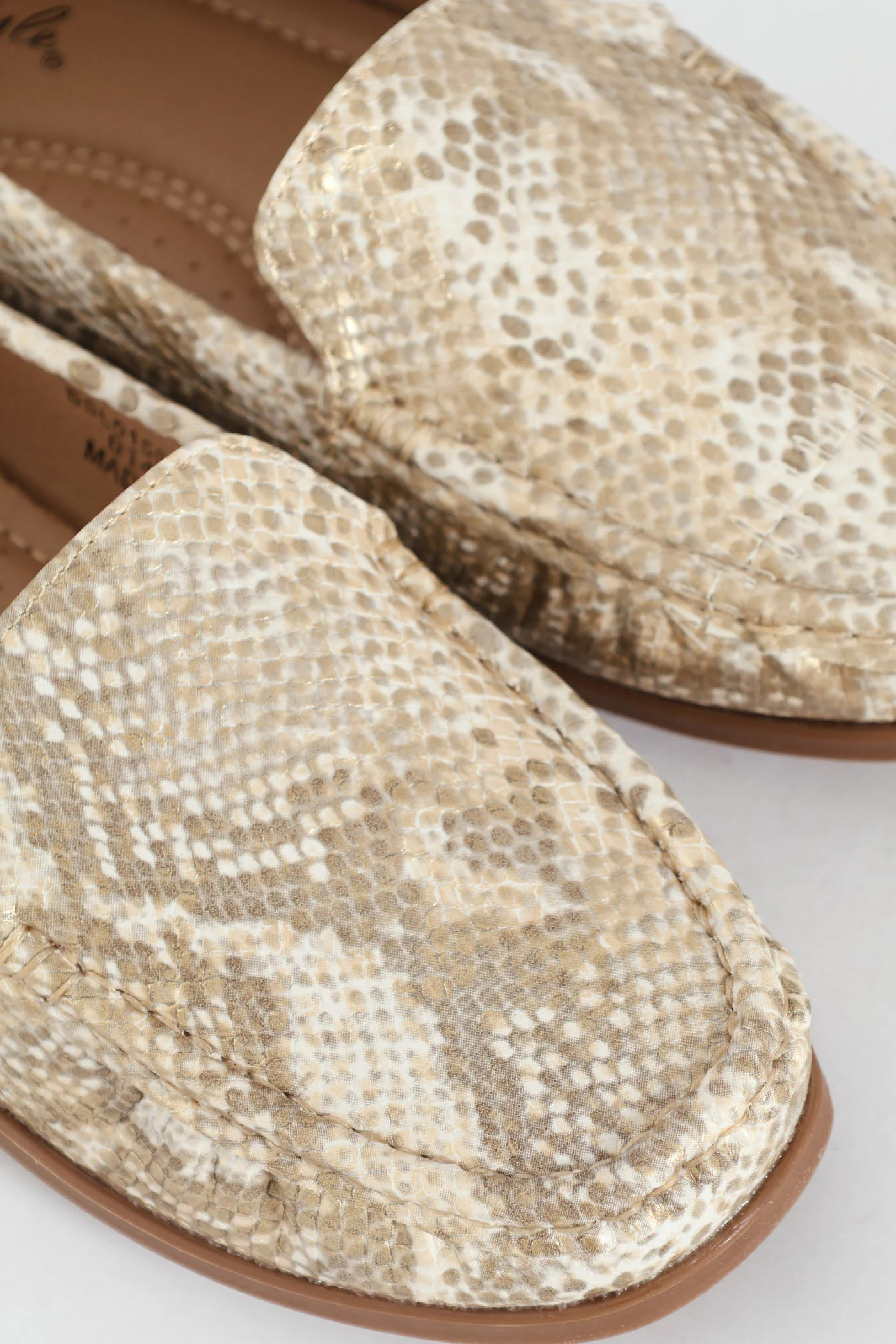 Kinsey Metallic Animal Loafer - Gold - Image 5