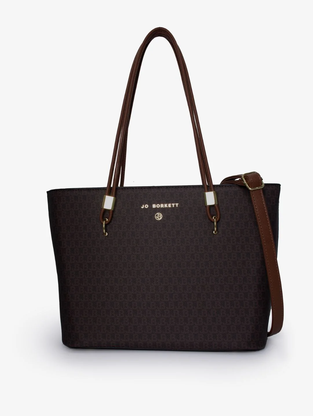 Kira Logo Shopper Bag - Brown - Image 2