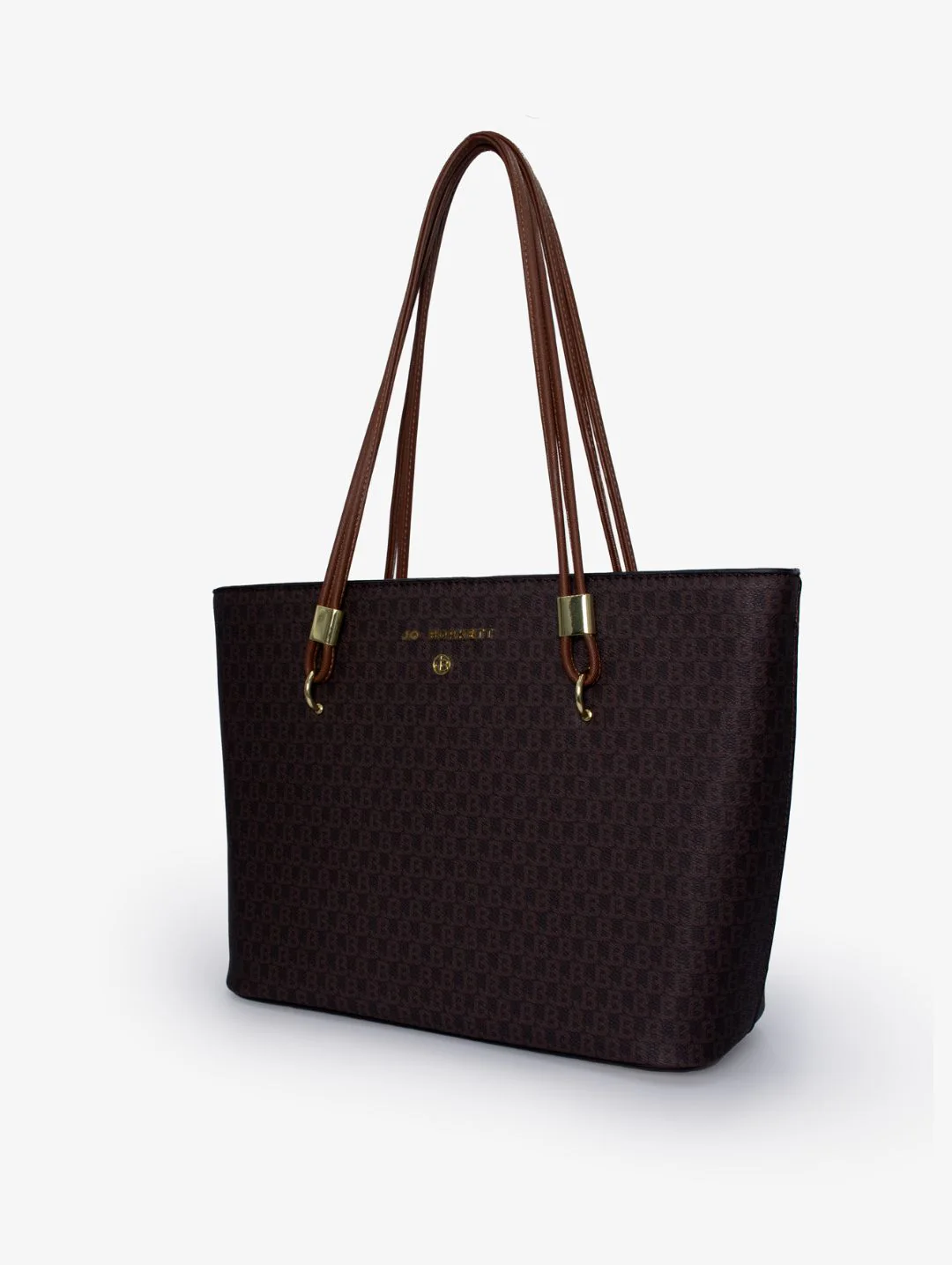 Kira Logo Shopper Bag - Brown - Image 3