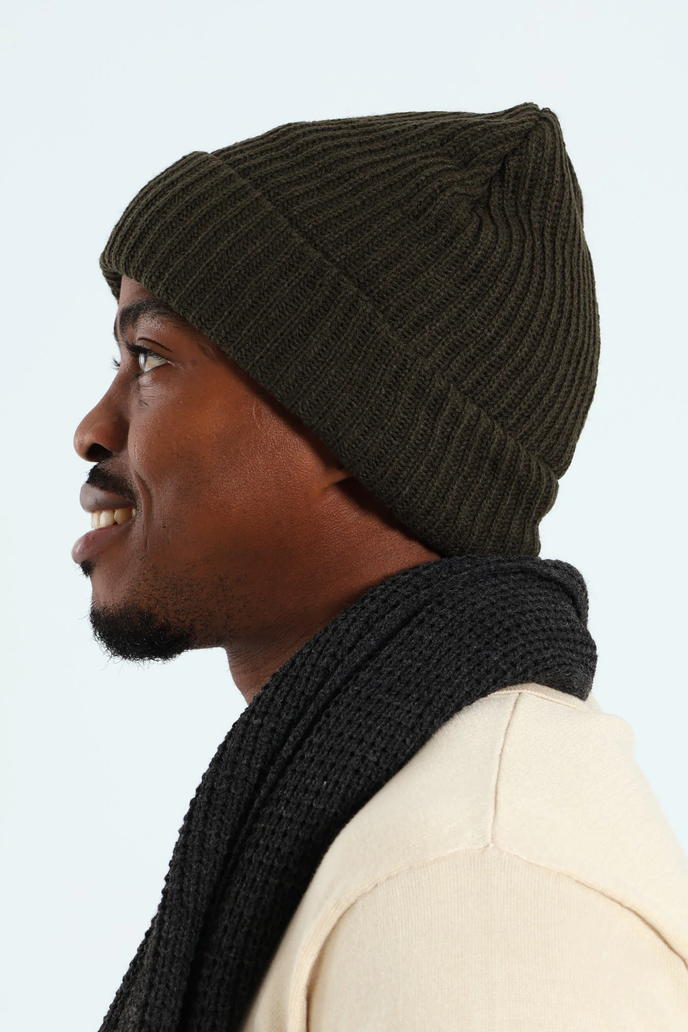Knit Beanie - Dark Fatigue - Image 3
