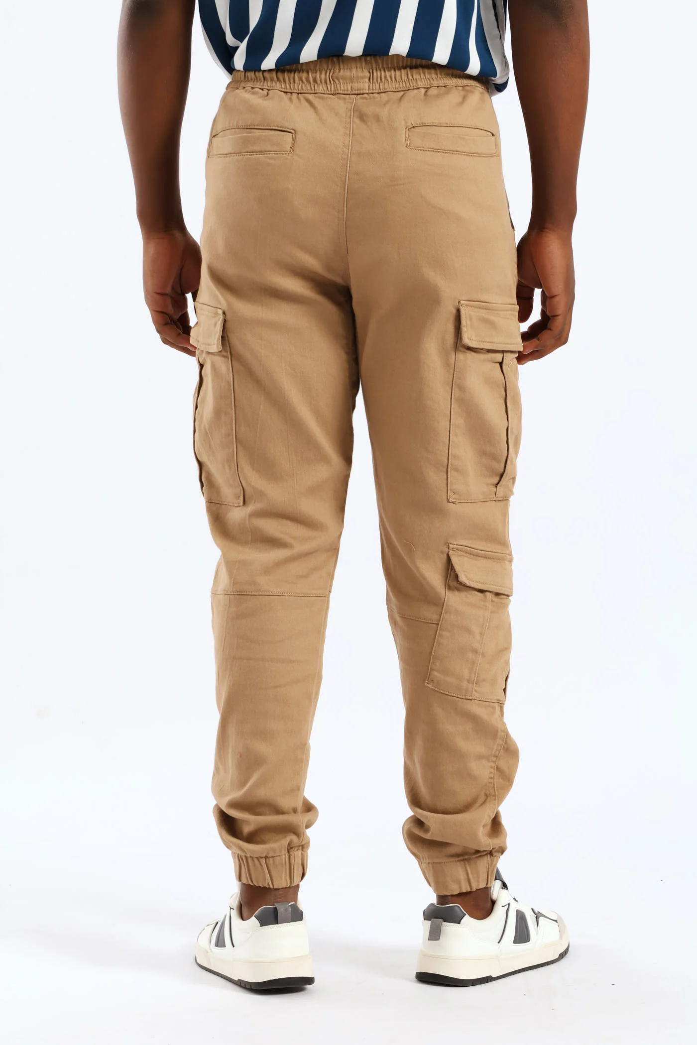 Knit Cargo Jogger - Khaki - Image 3