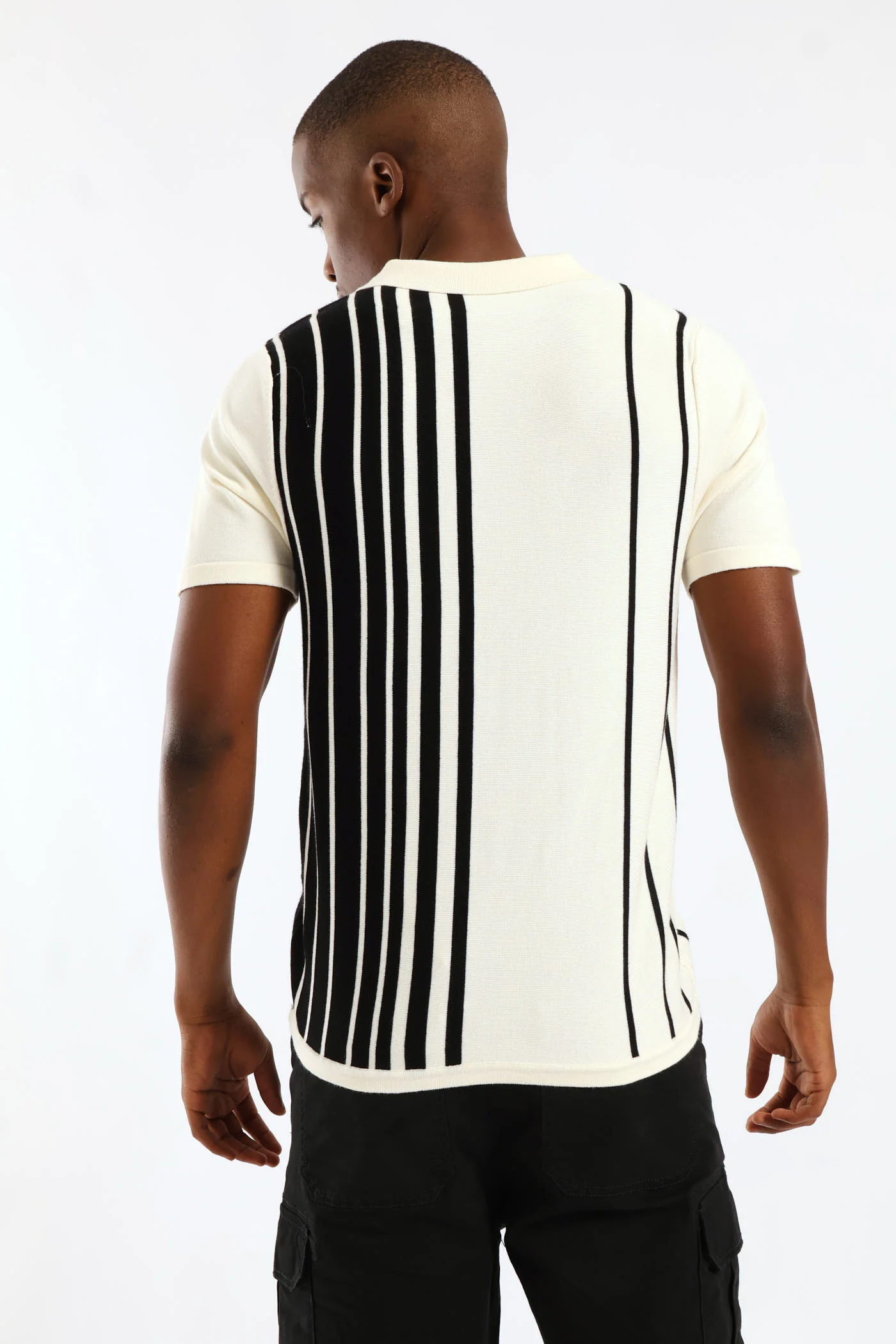 Knit Golfer - Ecru/Black - Image 5