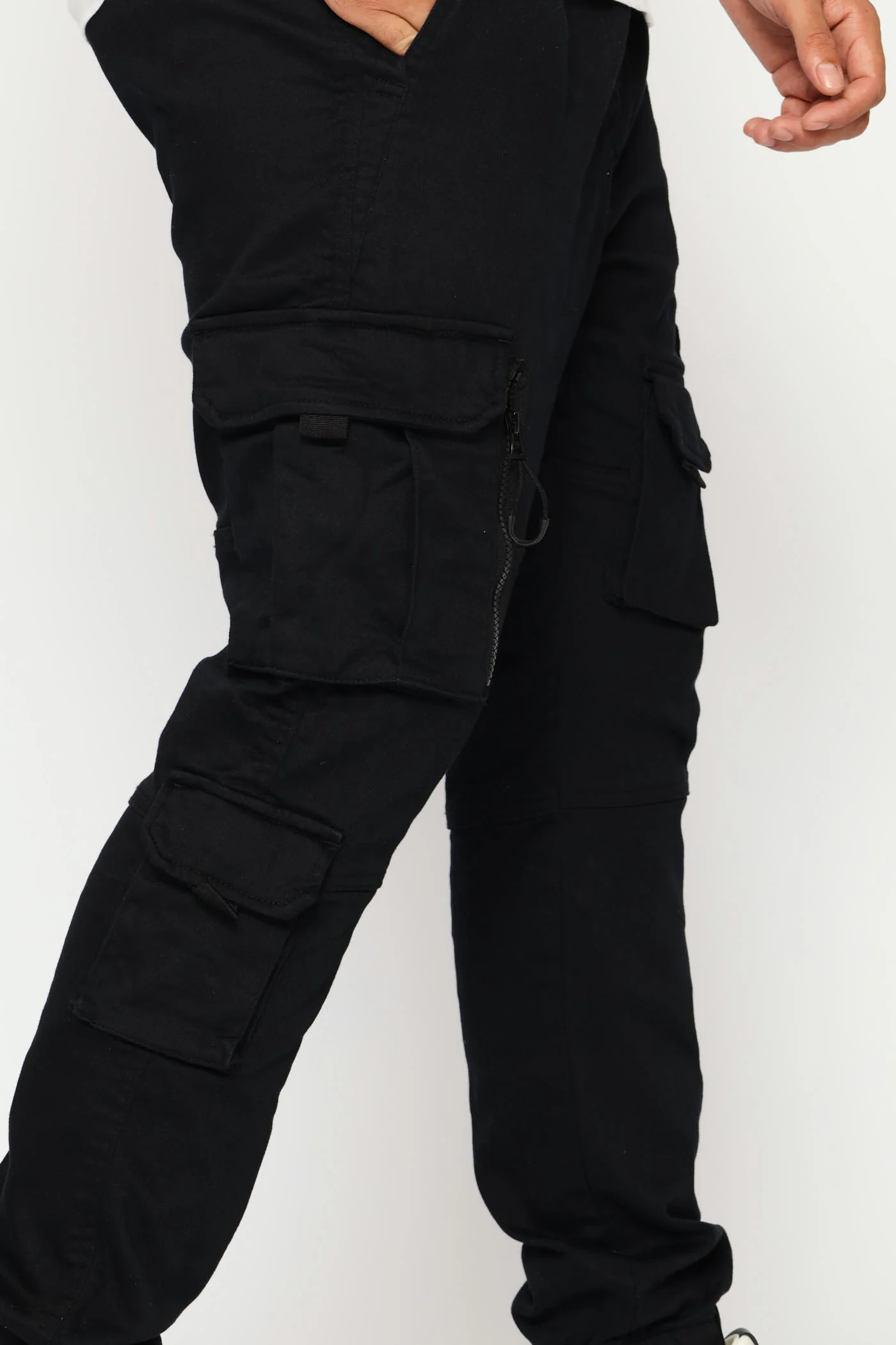 Knit Jogger - Black - Image 5