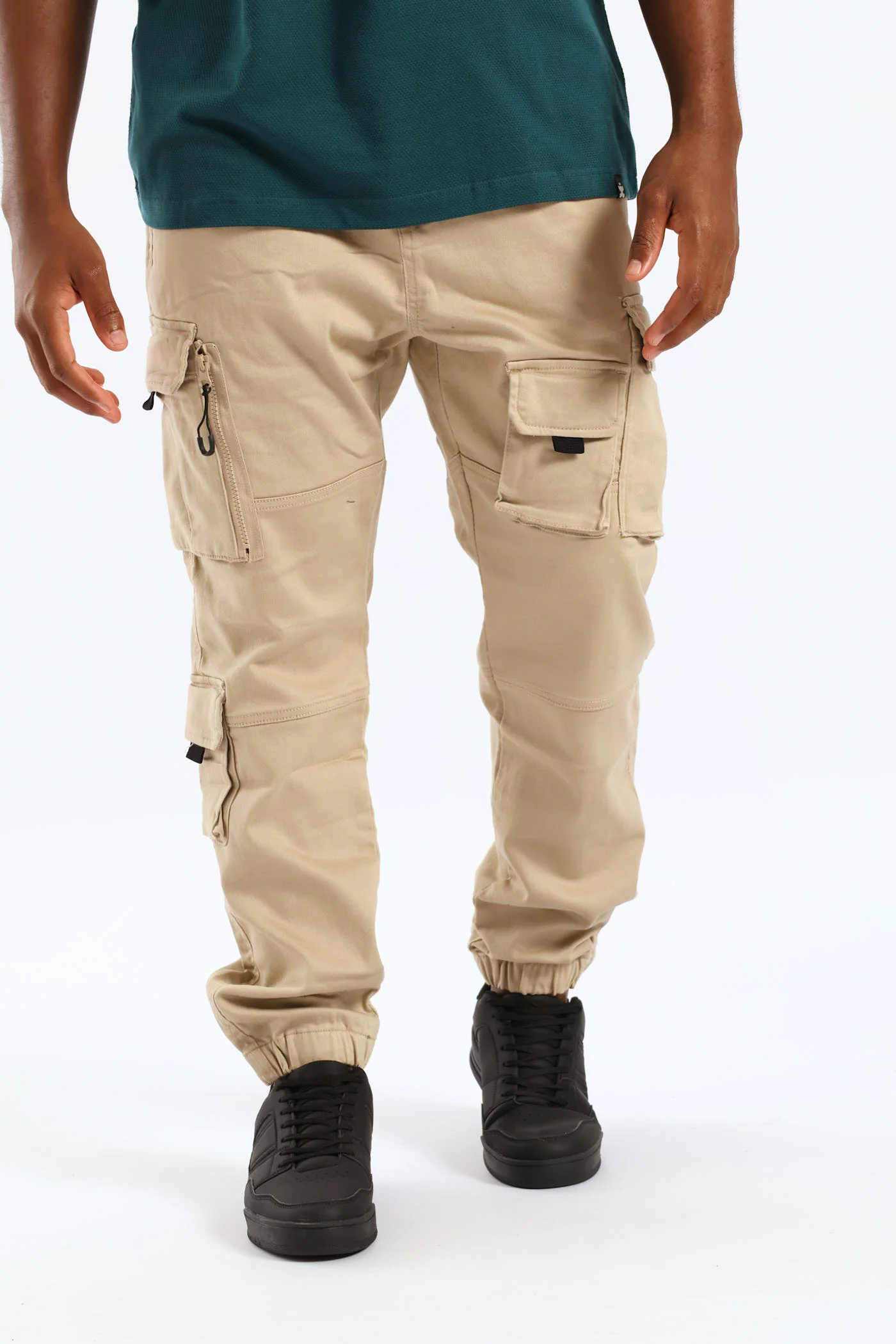 Knit Jogger - Stone - Image 2
