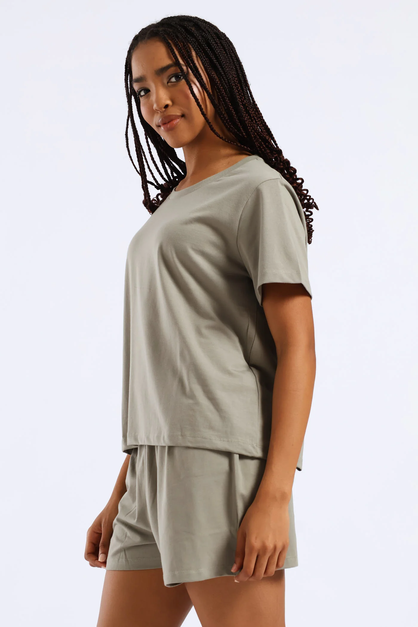 Knit Short Sleep Set - Fatigue - Image 4
