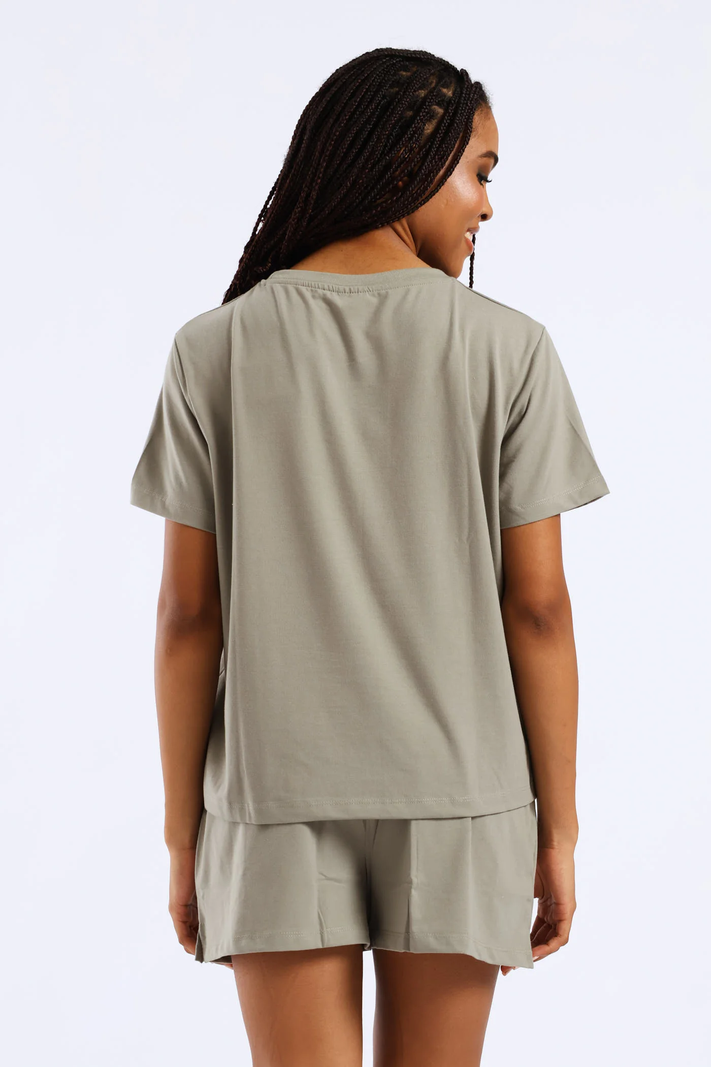 Knit Short Sleep Set - Fatigue - Image 5