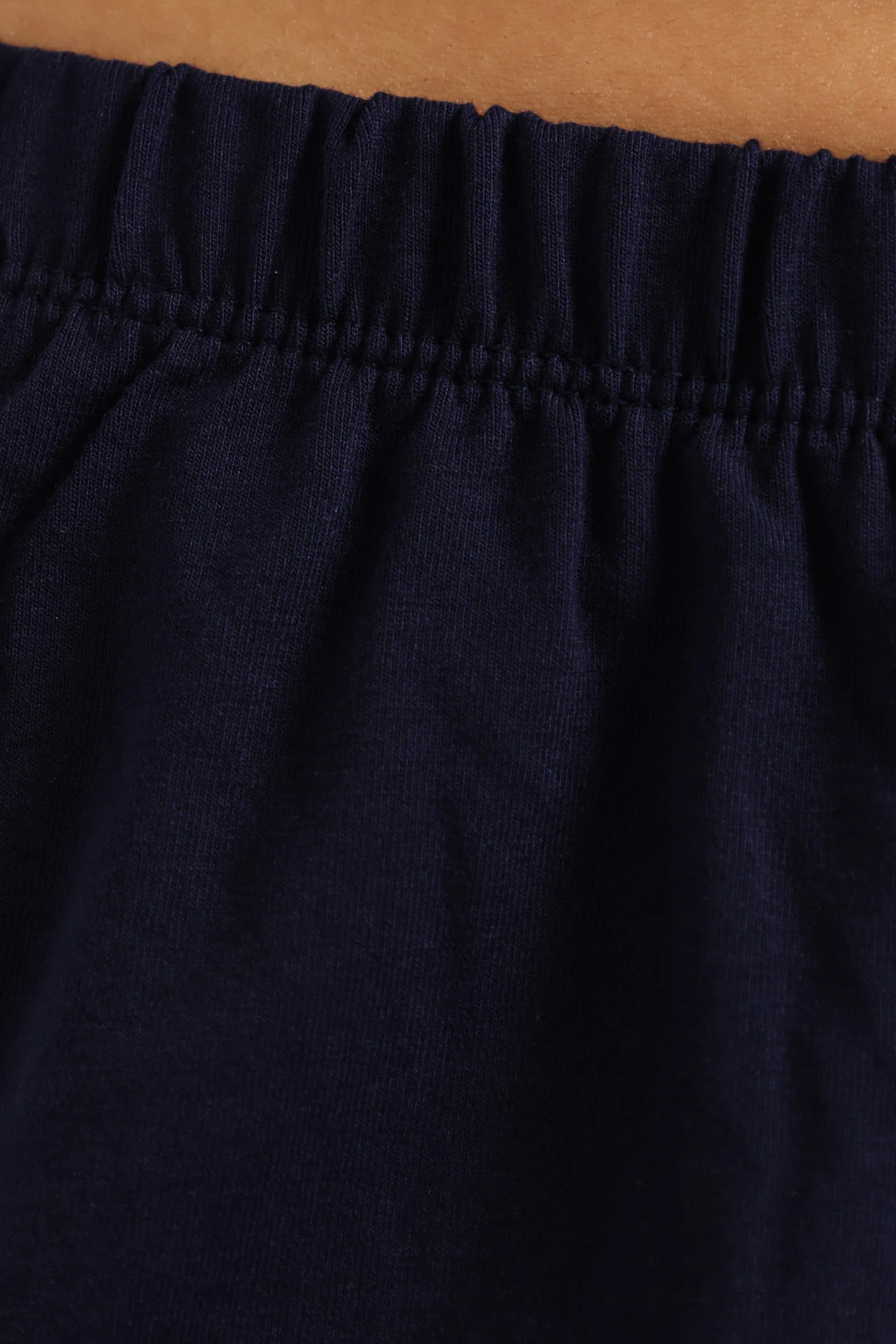 Knit Short Sleep Set - Navy - Image 5