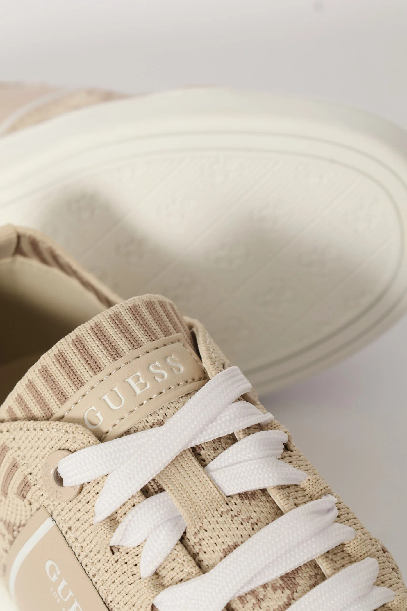 Knit Sneaker - Beige - Image 6