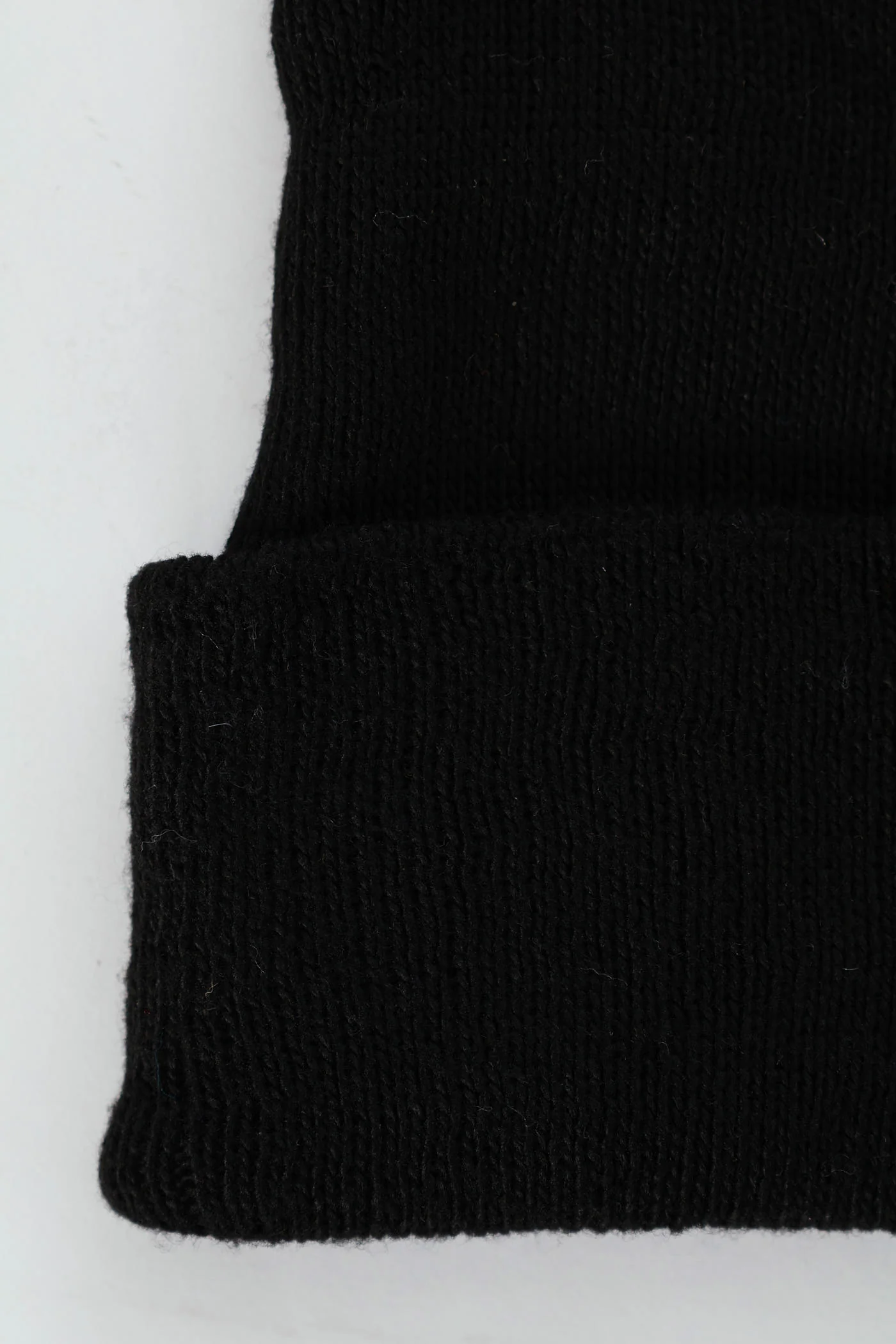 Knitted Beanie - Black - Image 2