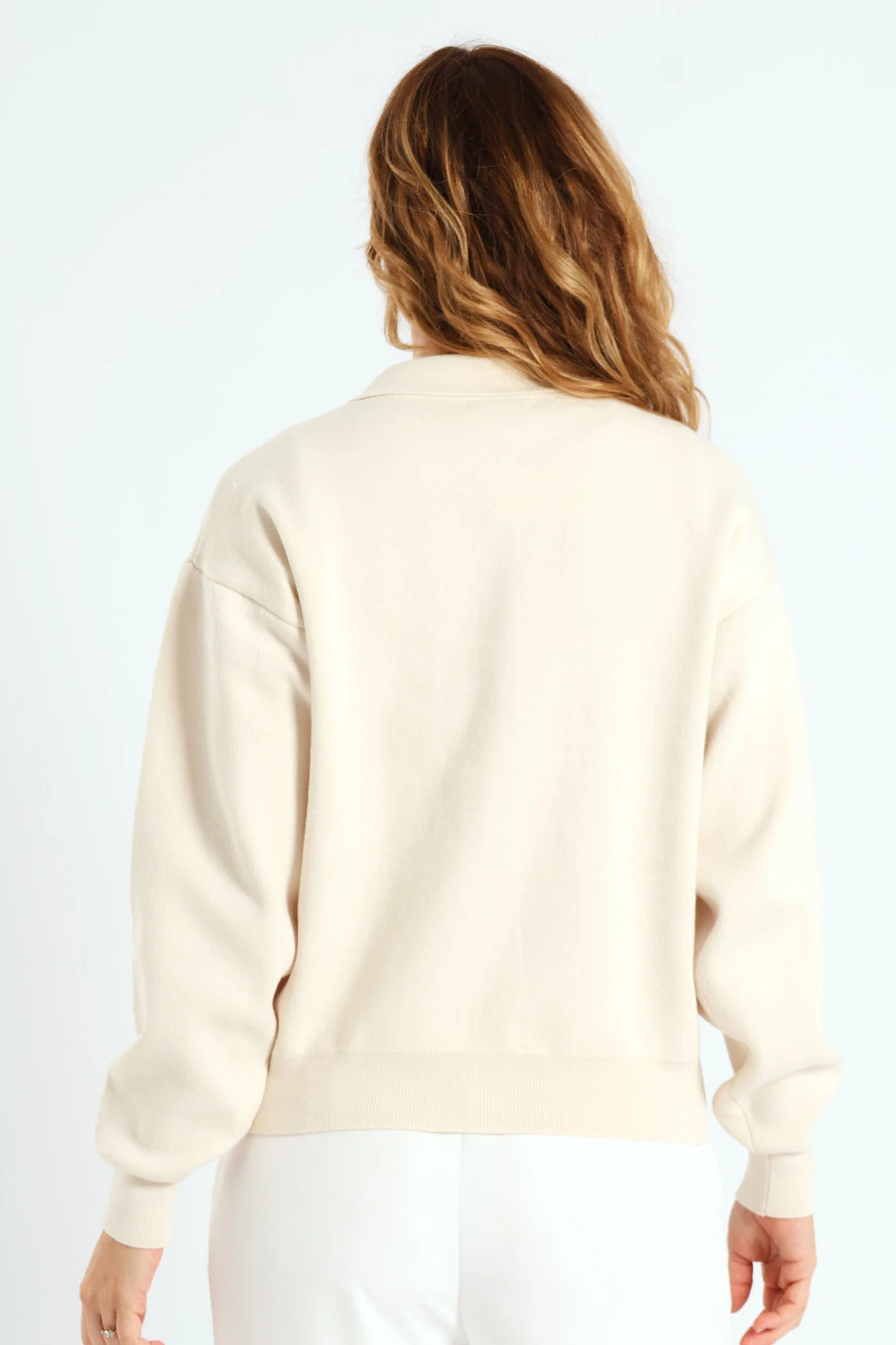 Knitted Cardi Bomber - Shell - Image 4