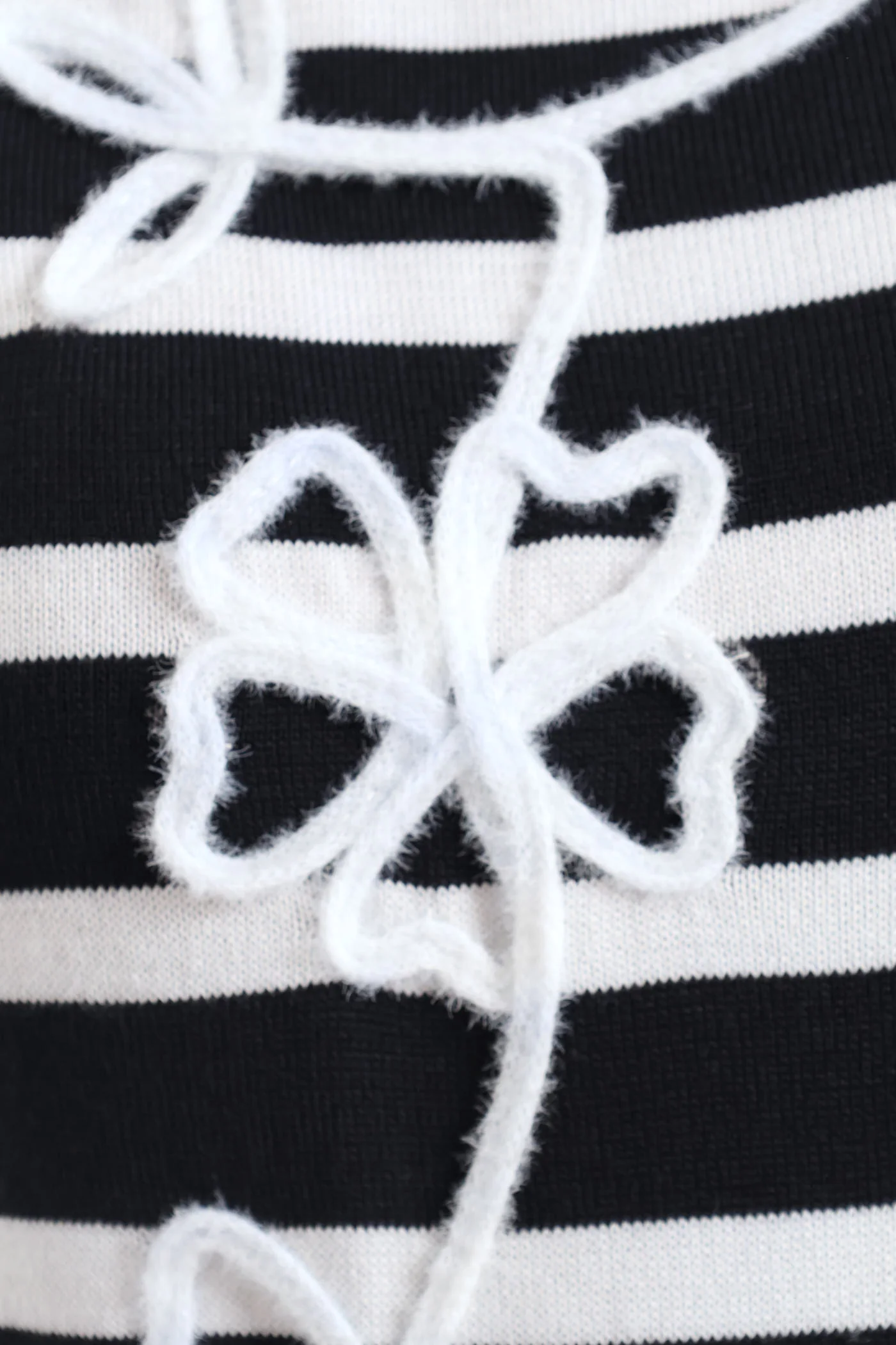 Knitwear Stripe Cornelli Tee - Navy/White - Image 4