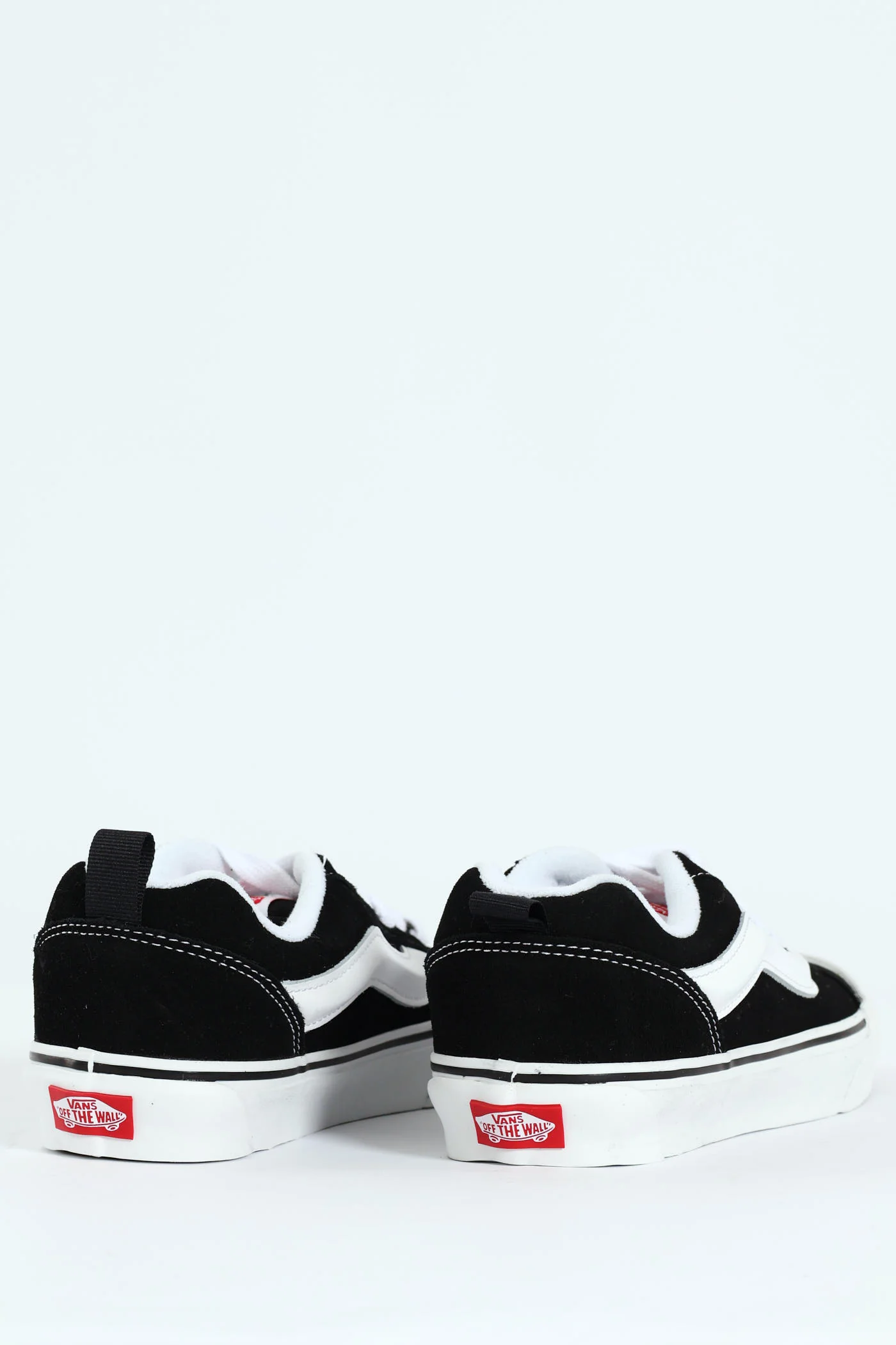 Knu Skool Chunky Lace Up Sneaker - Black/White - Image 5