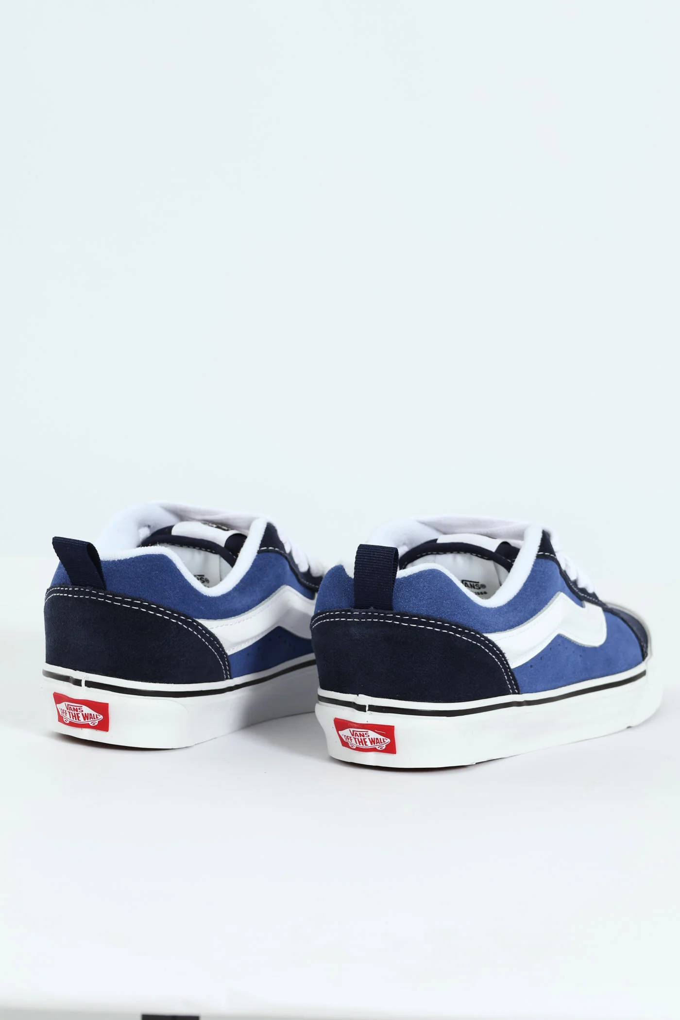 Knu Skool Chunky Lace Up Sneaker - Navy/White - Image 3